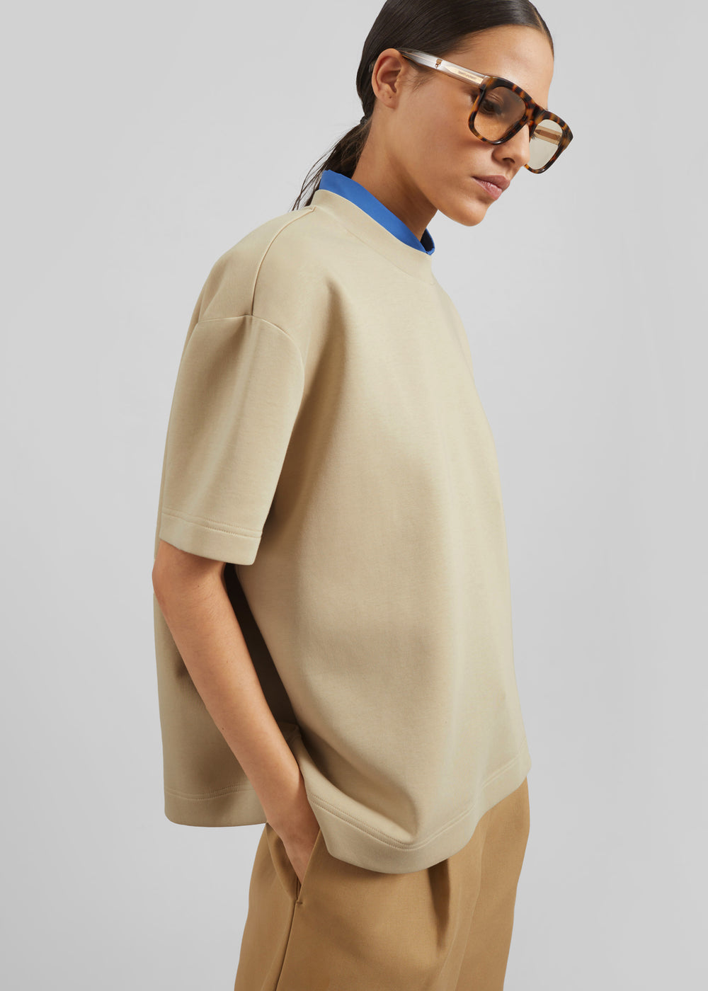 Scoob Boxy T-Shirt - Beige