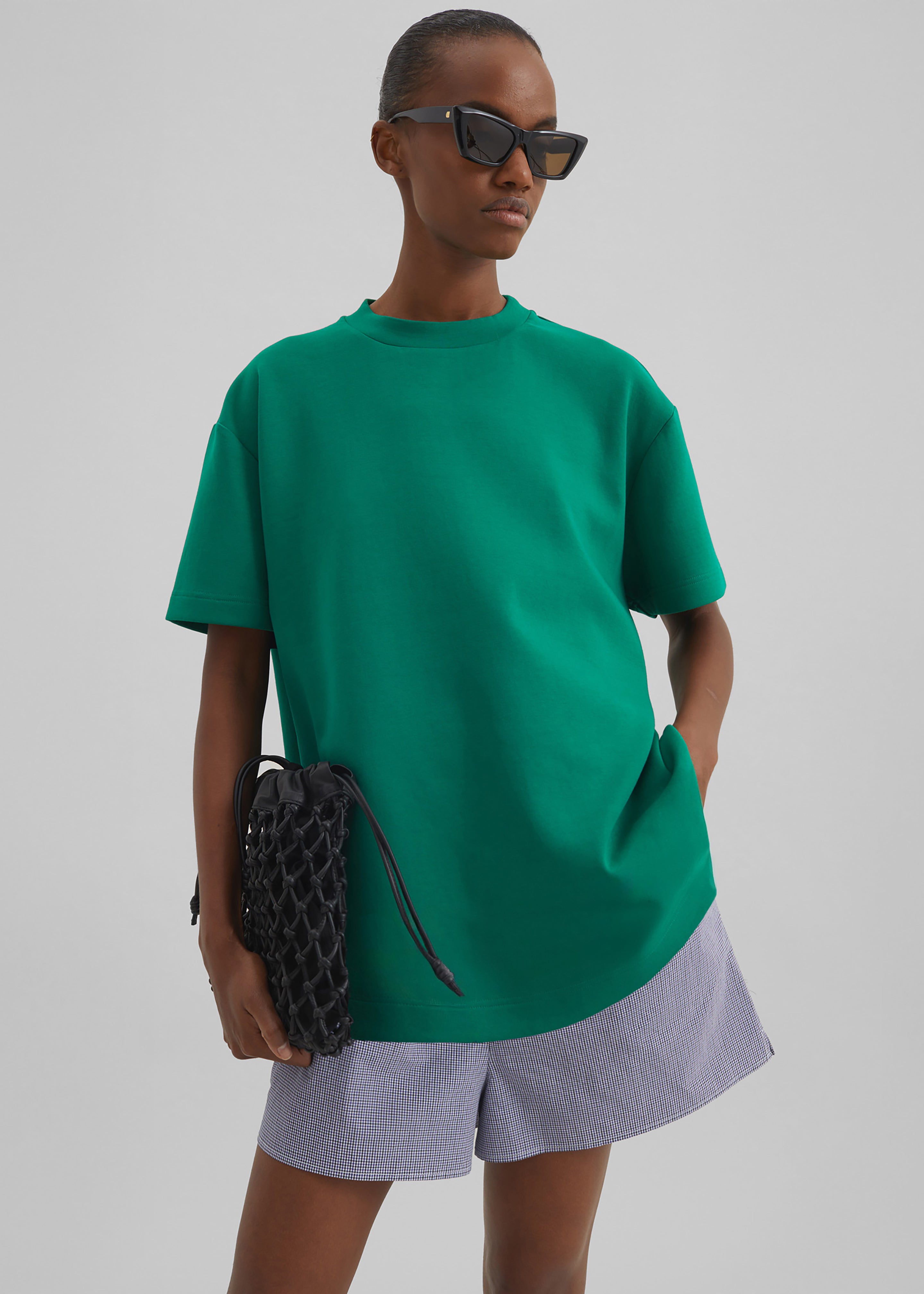Rio Oversized Sleeve Tee - Khaki – The Frankie Shop
