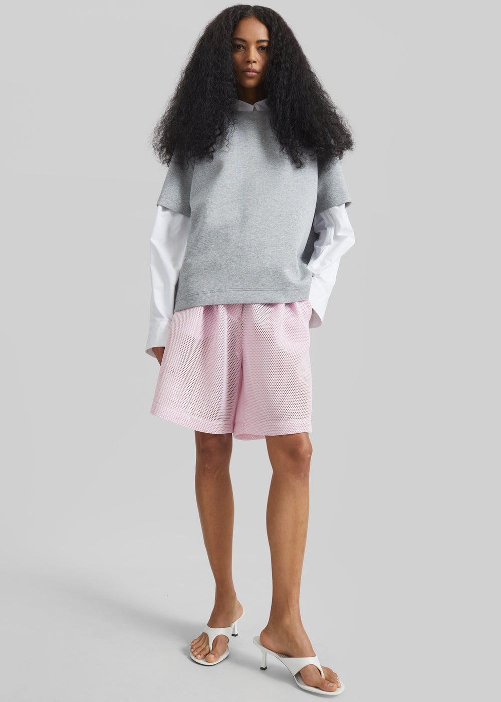 Scoob Boxy T-Shirt - Grey Melange - 1