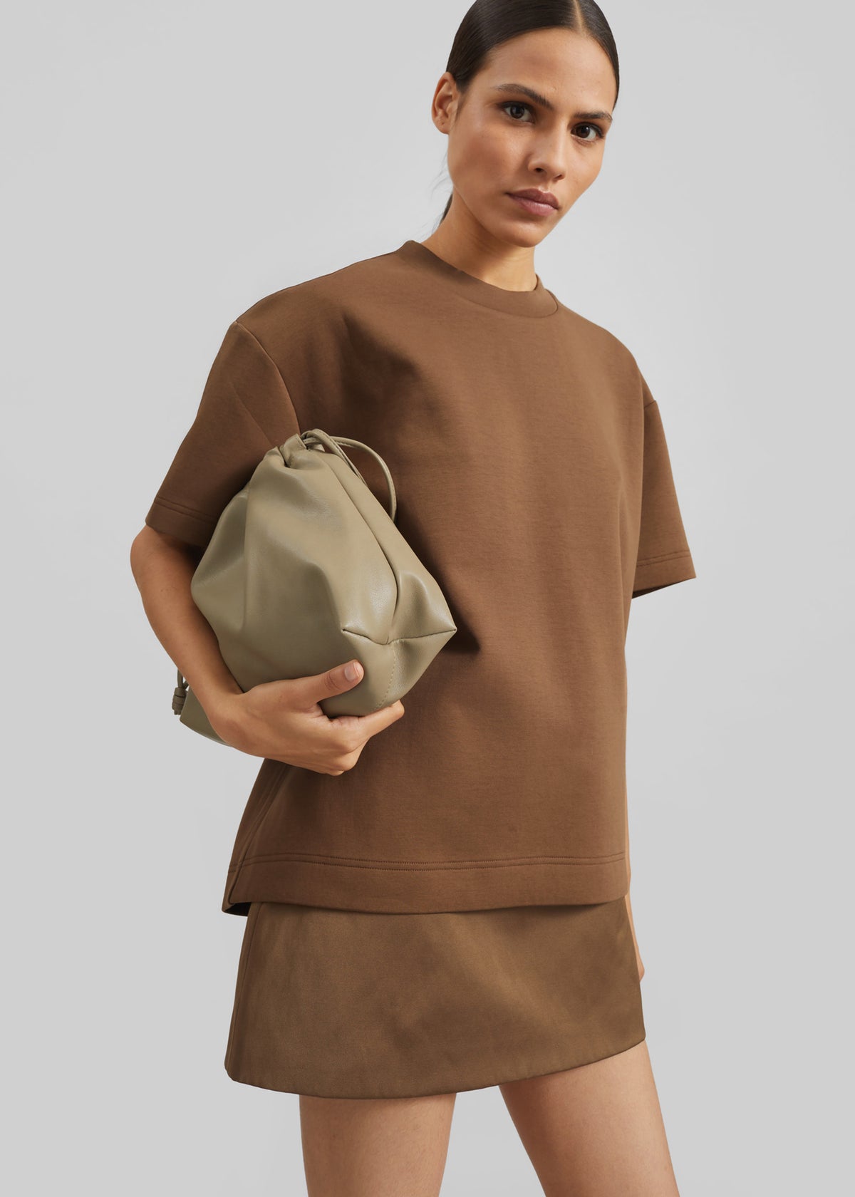 Scoob Boxy T-Shirt - Light Brown - 2