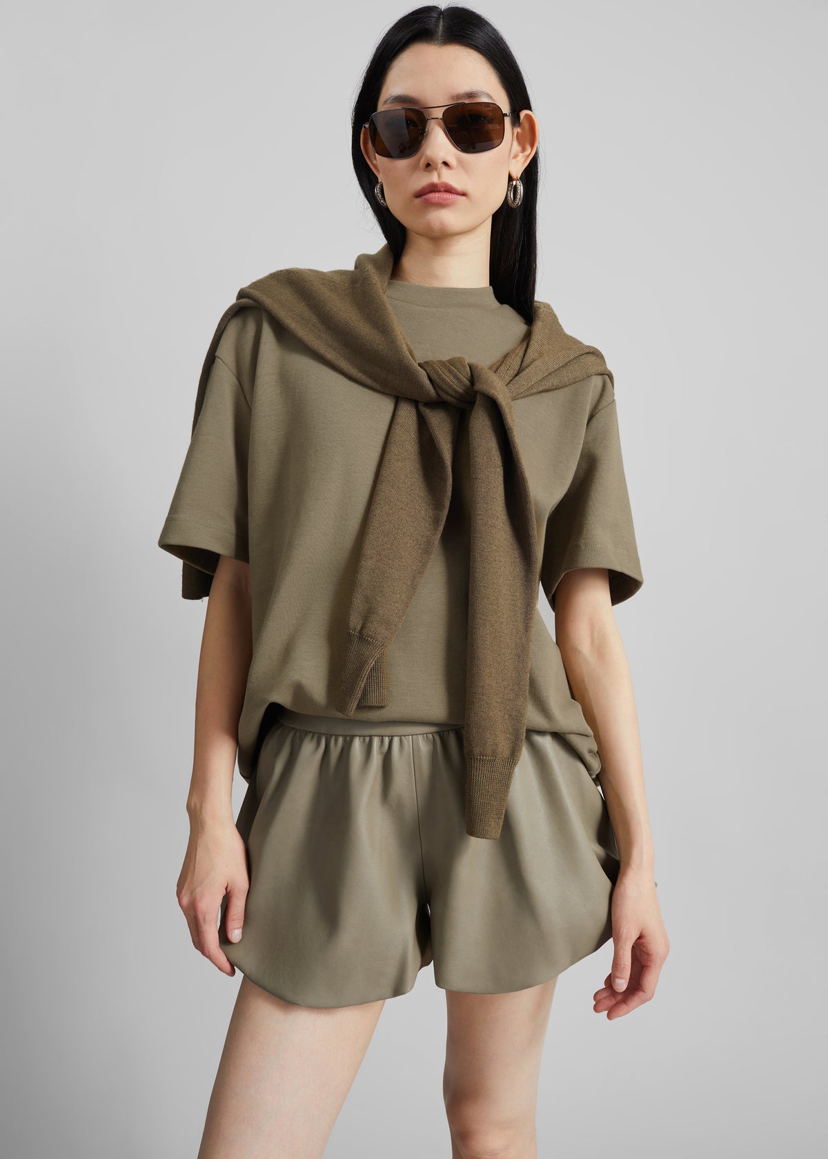 Scoob Boxy T-Shirt - Pale Olive - 2