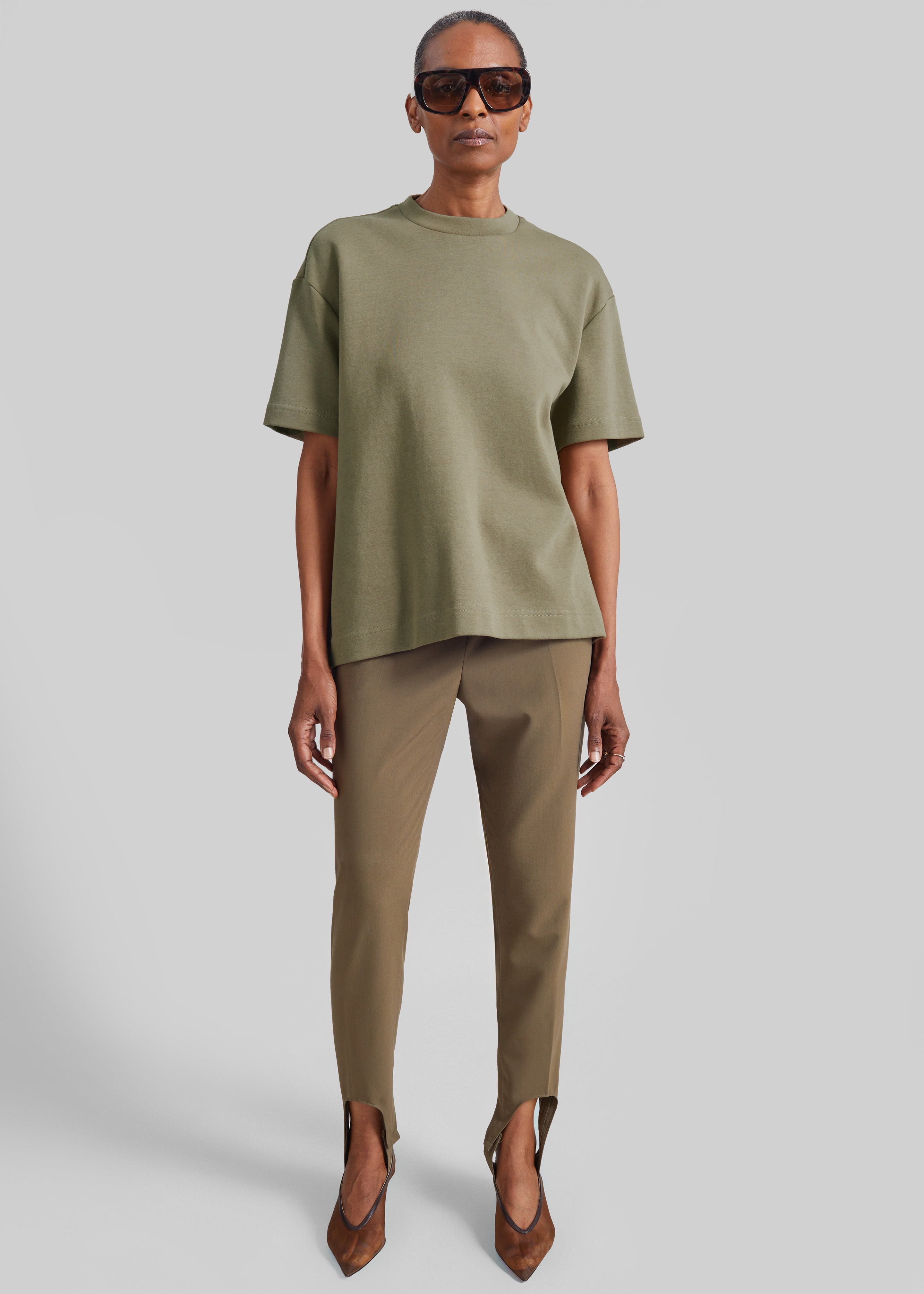 Scoob Boxy T-Shirt - Pale Olive