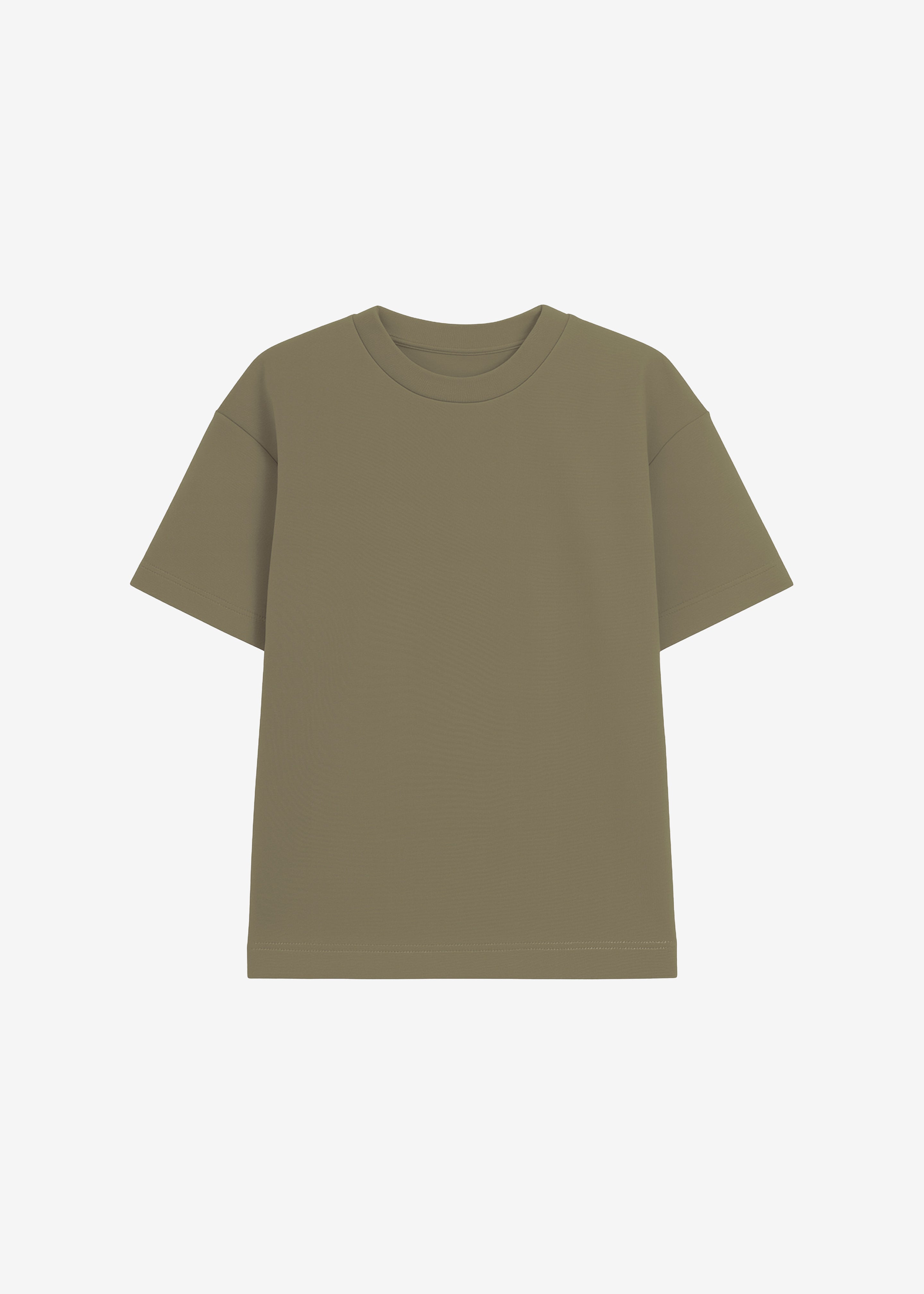 Scoob Boxy T-Shirt - Pale Olive - 7