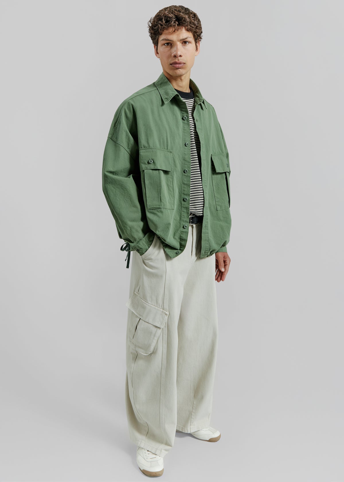 Seb Cargo Shirt - Army Green - 6