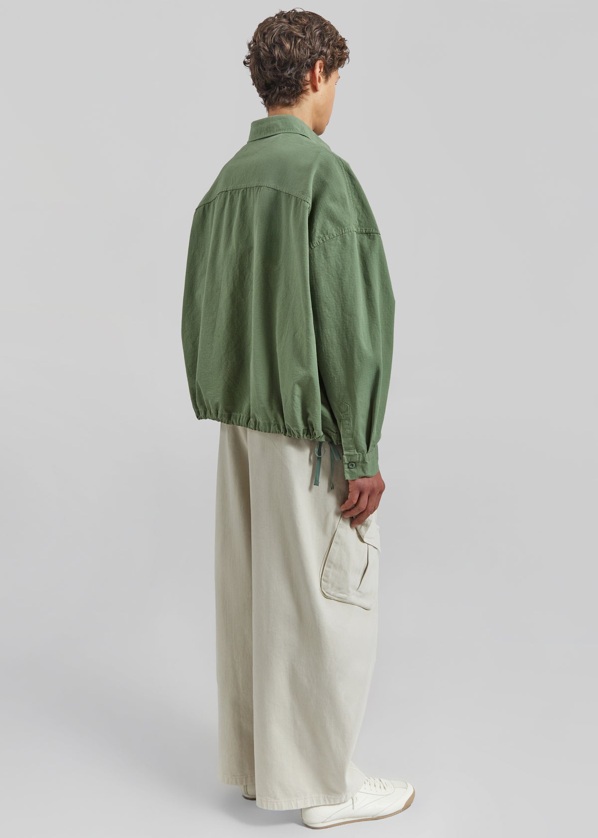 Seb Cargo Shirt - Army Green - 8