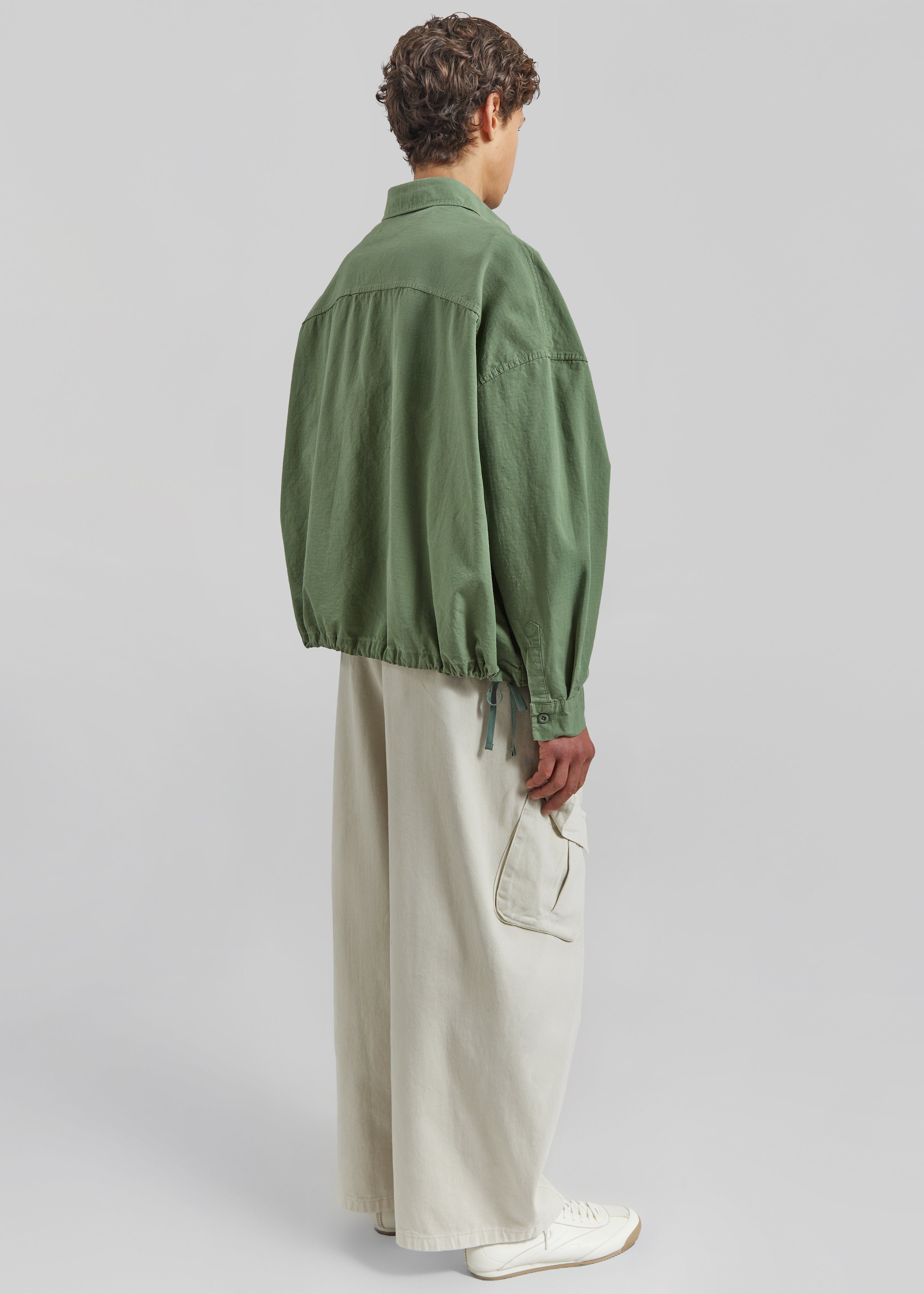 Seb Cargo Shirt - Army Green - 8