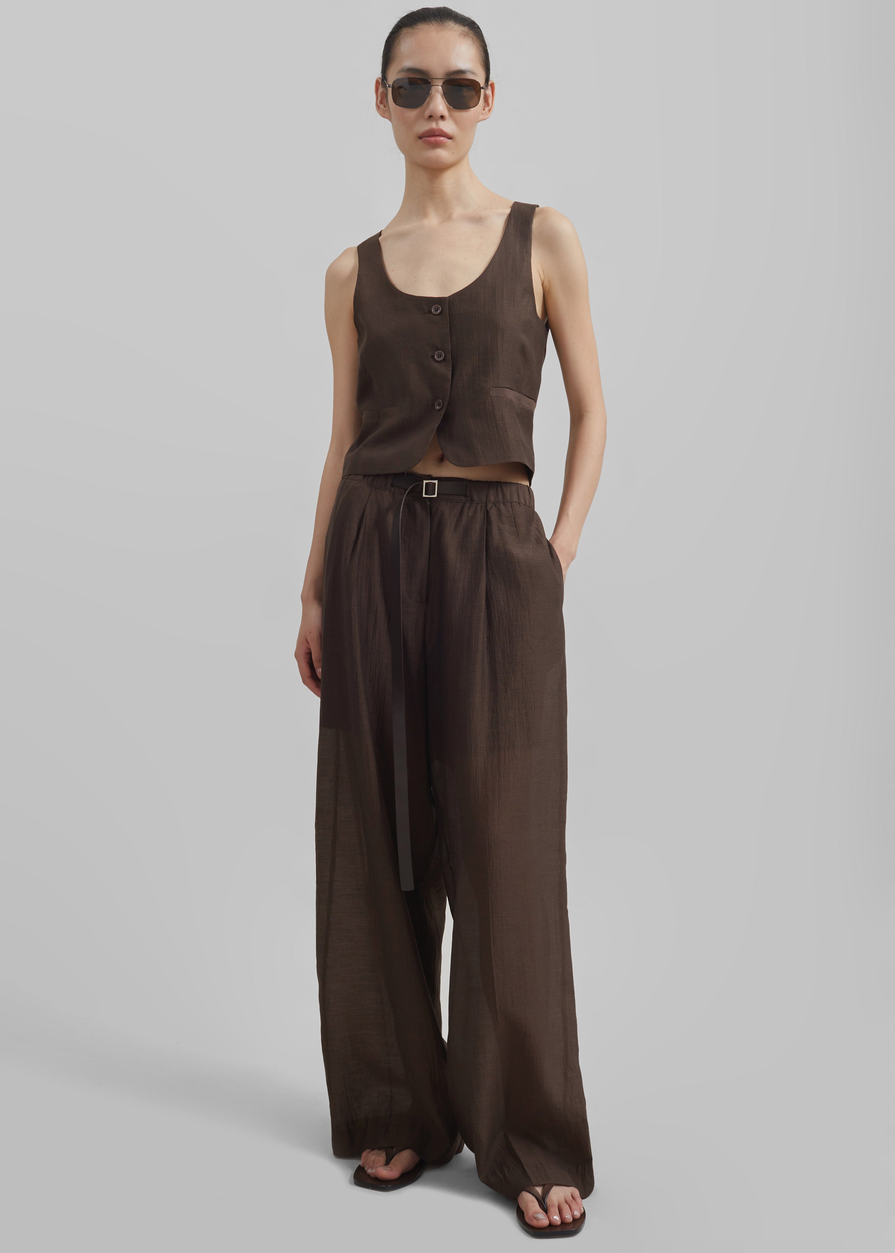 Selene Trousers - Chocolate - 5