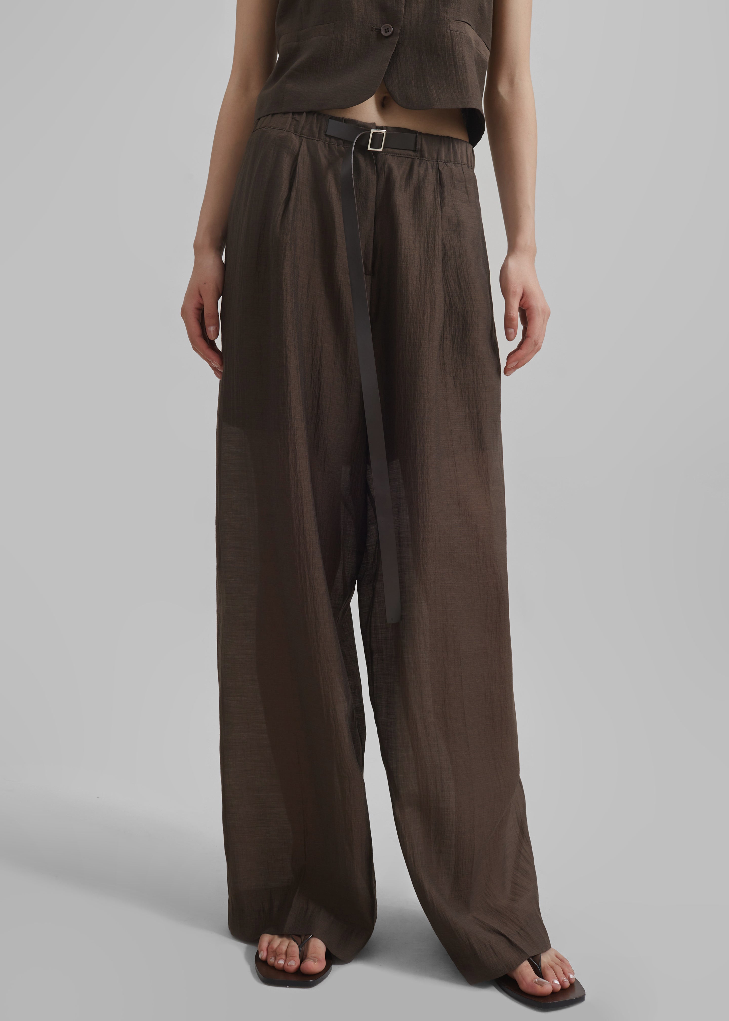 Selene Trousers - Chocolate - 2