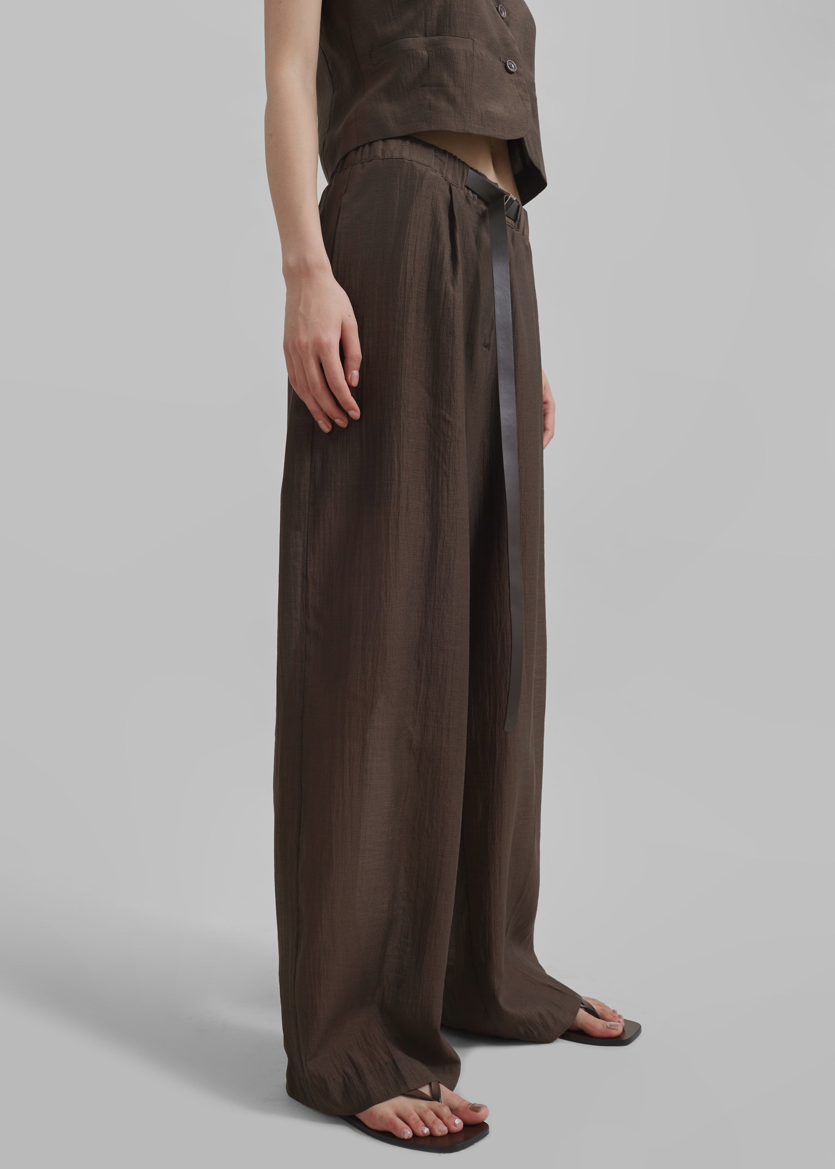 Selene Trousers - Chocolate - 4