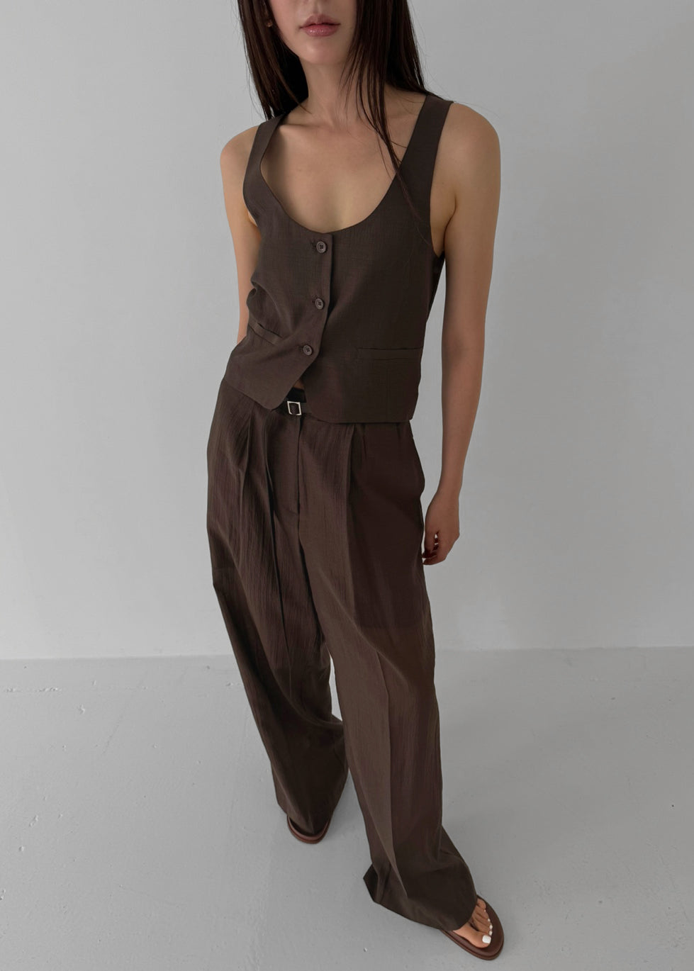 Selene Vest - Chocolate - 14