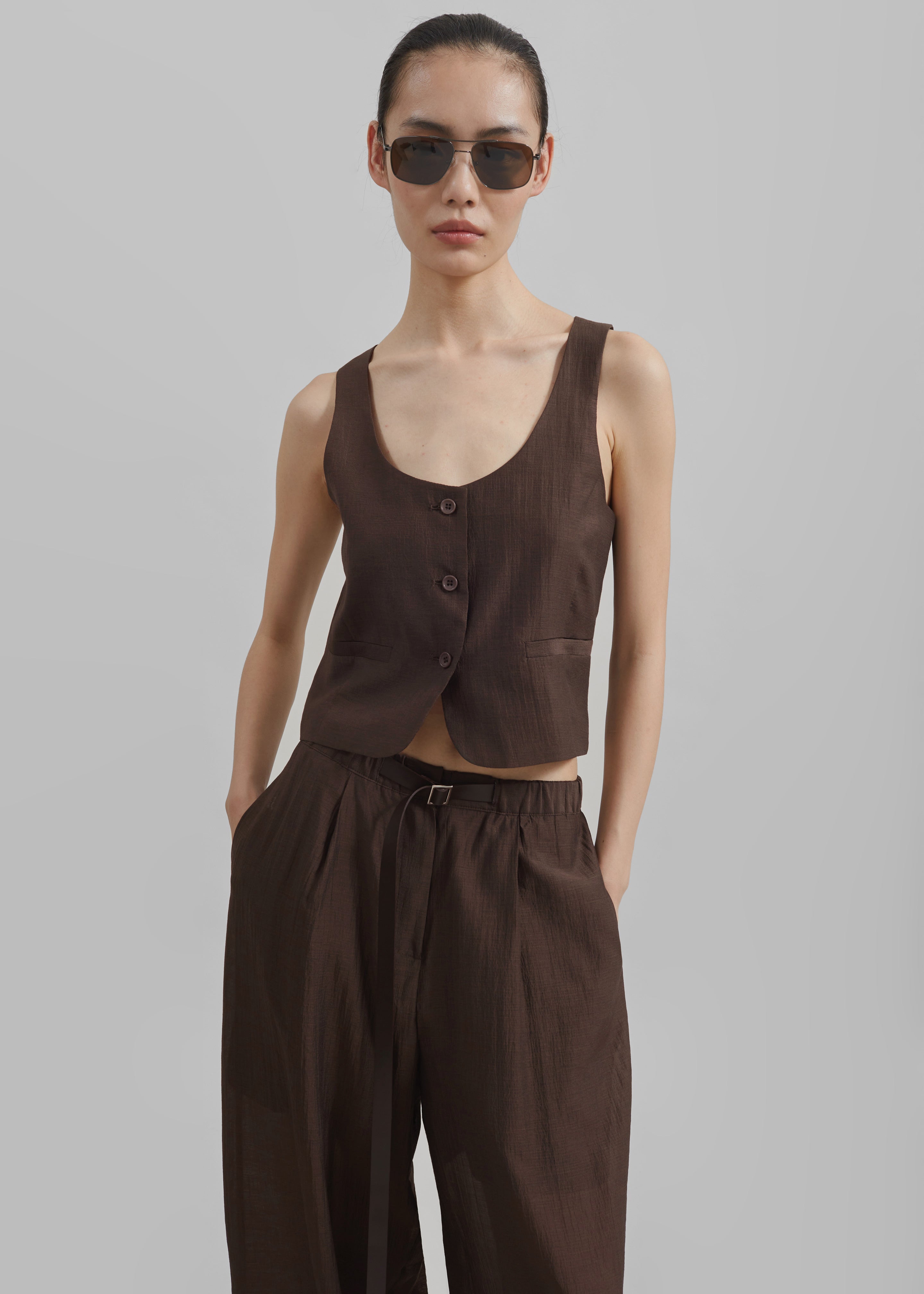 Selene Vest - Chocolate - 6