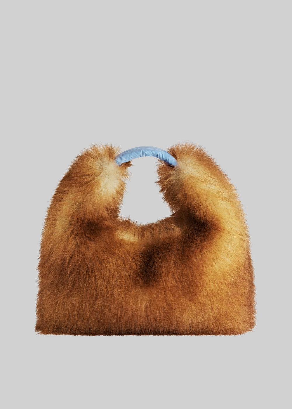 Sella Faux Fur Bag - Camel - 1