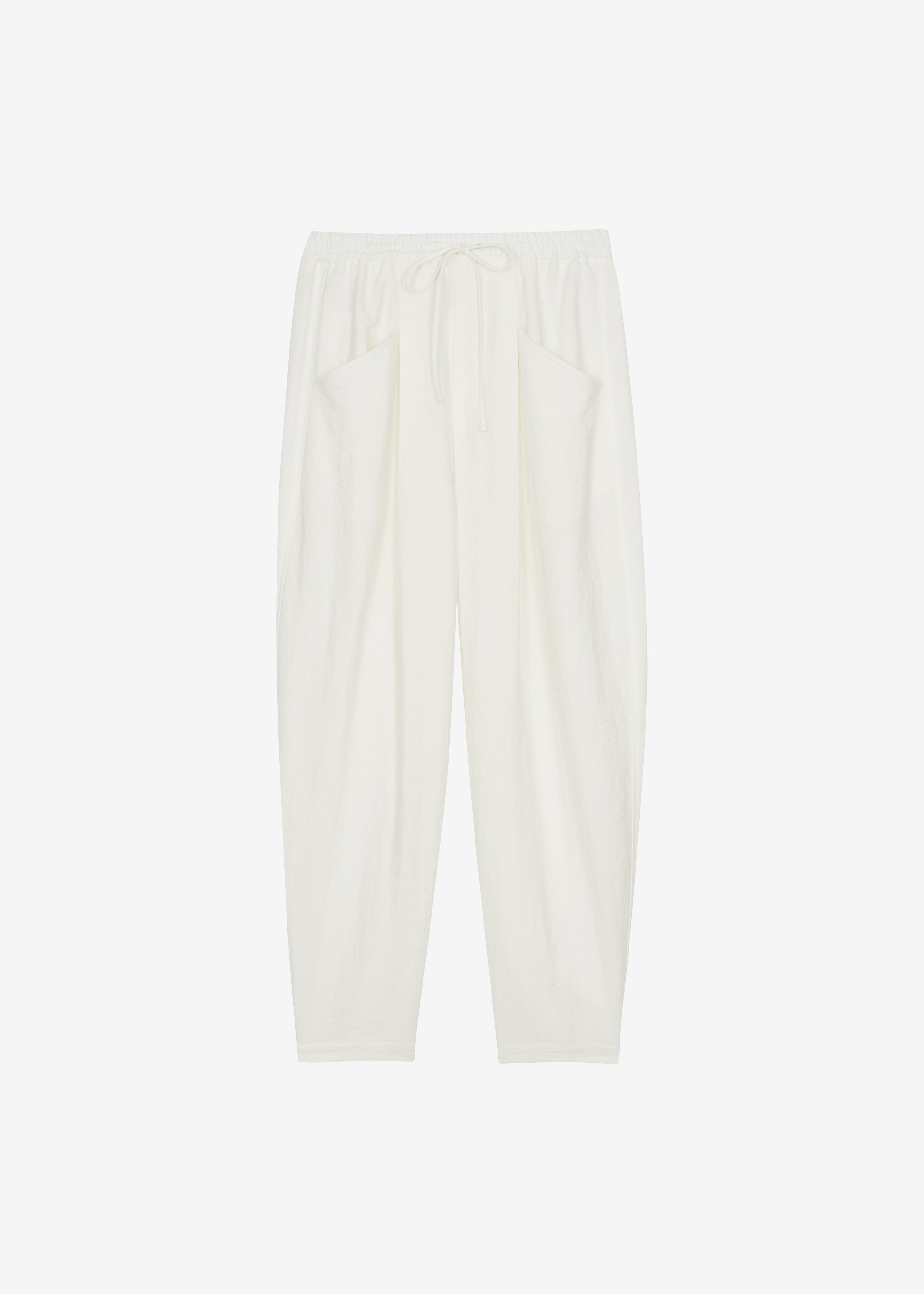 Senart Barrel Leg Pants - Ivory - 7