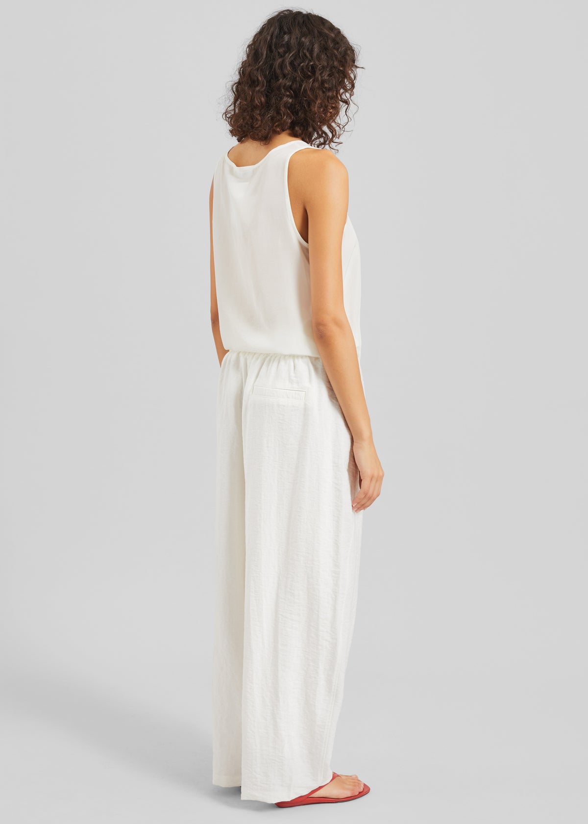 Senart Barrel Leg Pants - Ivory - 6