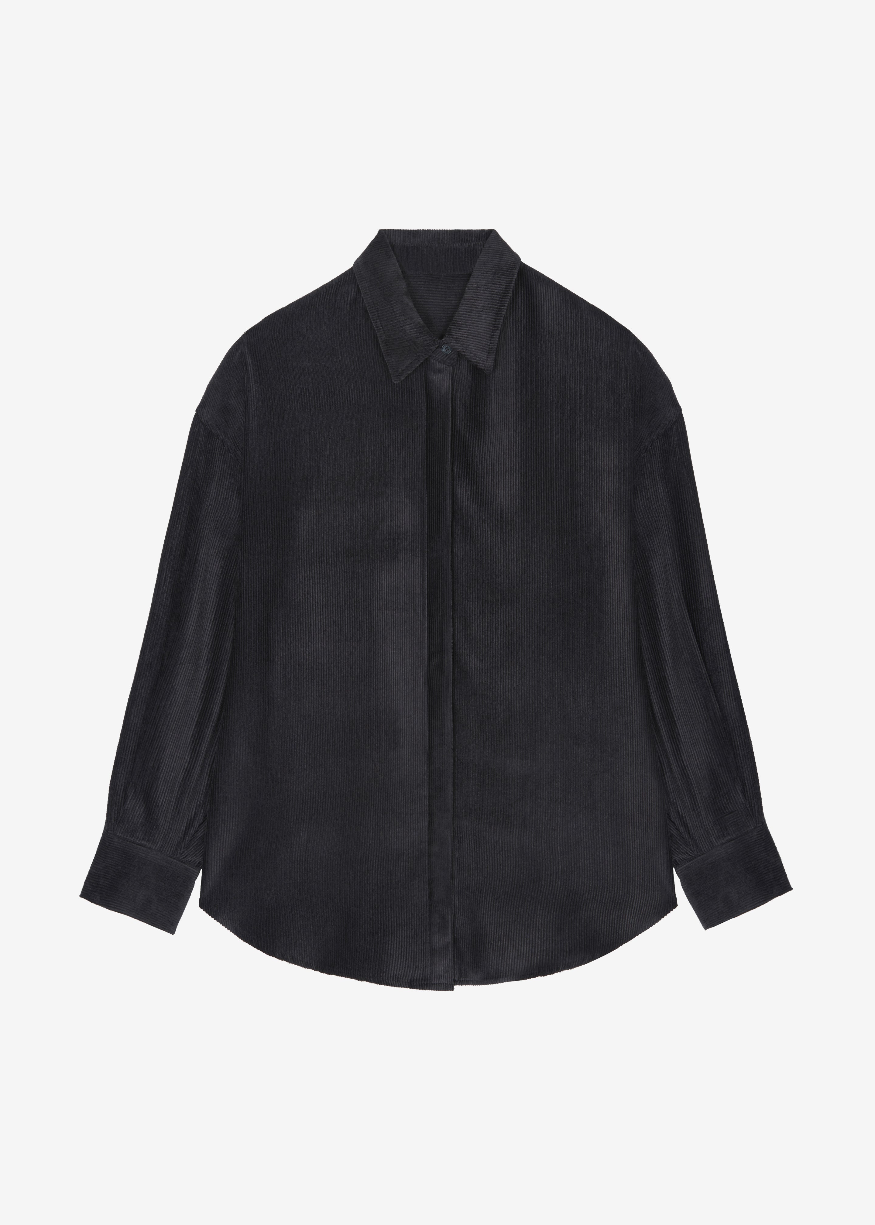 Serin Corduroy Shirt - Black - 5