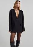 Serra Blazer Dress - Black