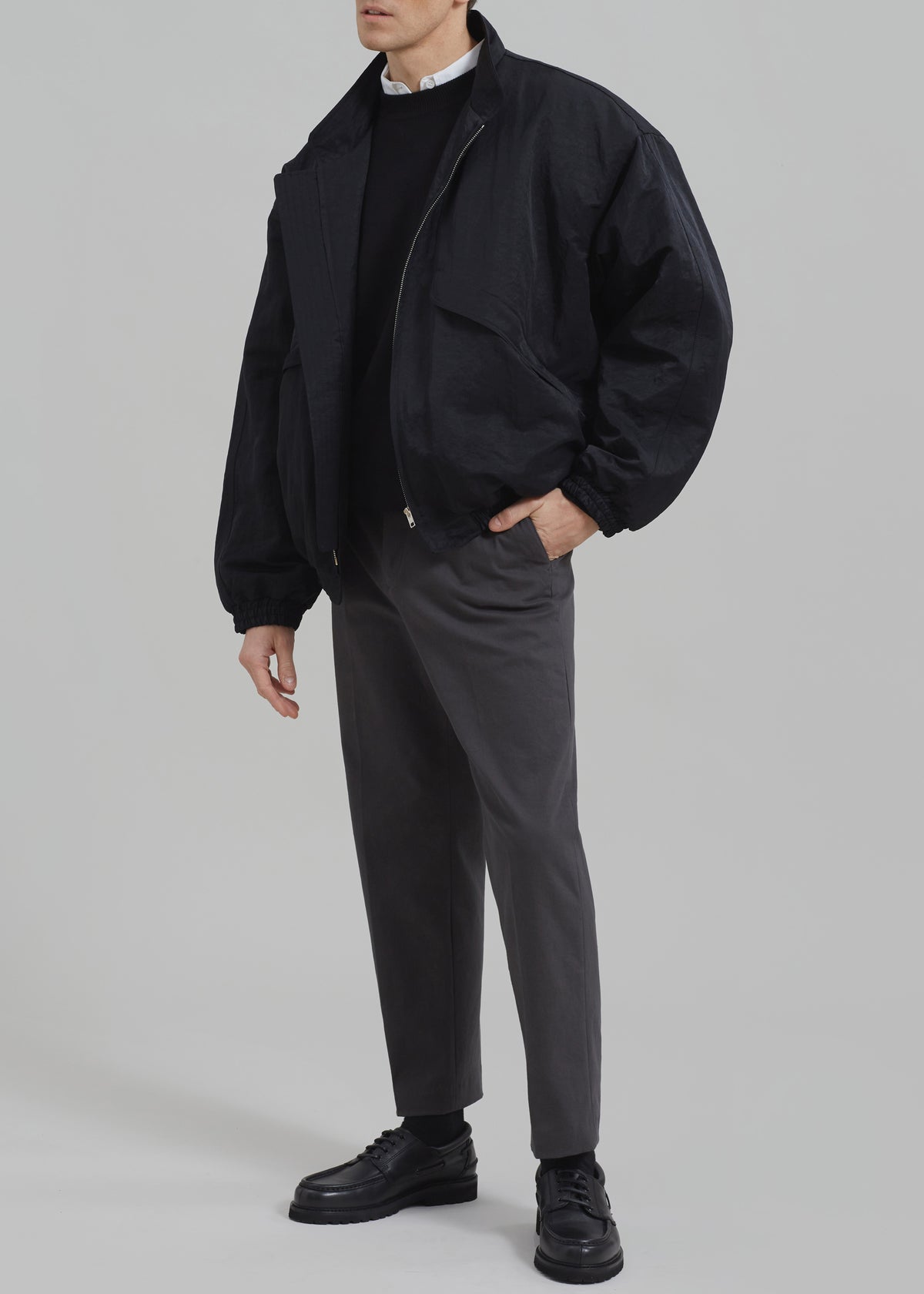 Seth Oversized Jacket - Black - 2