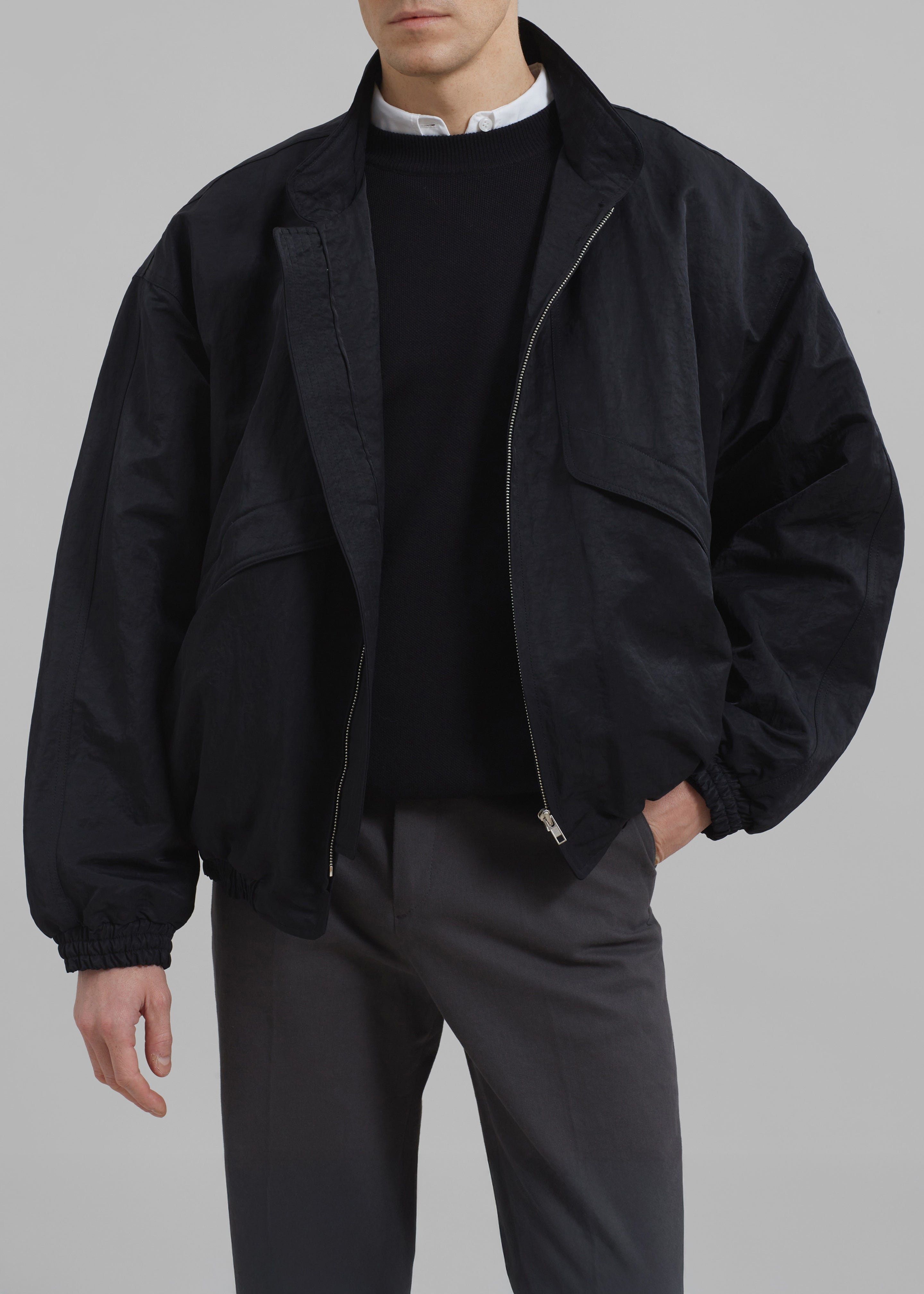 Seth Oversized Jacket - Black – The Frankie Shop