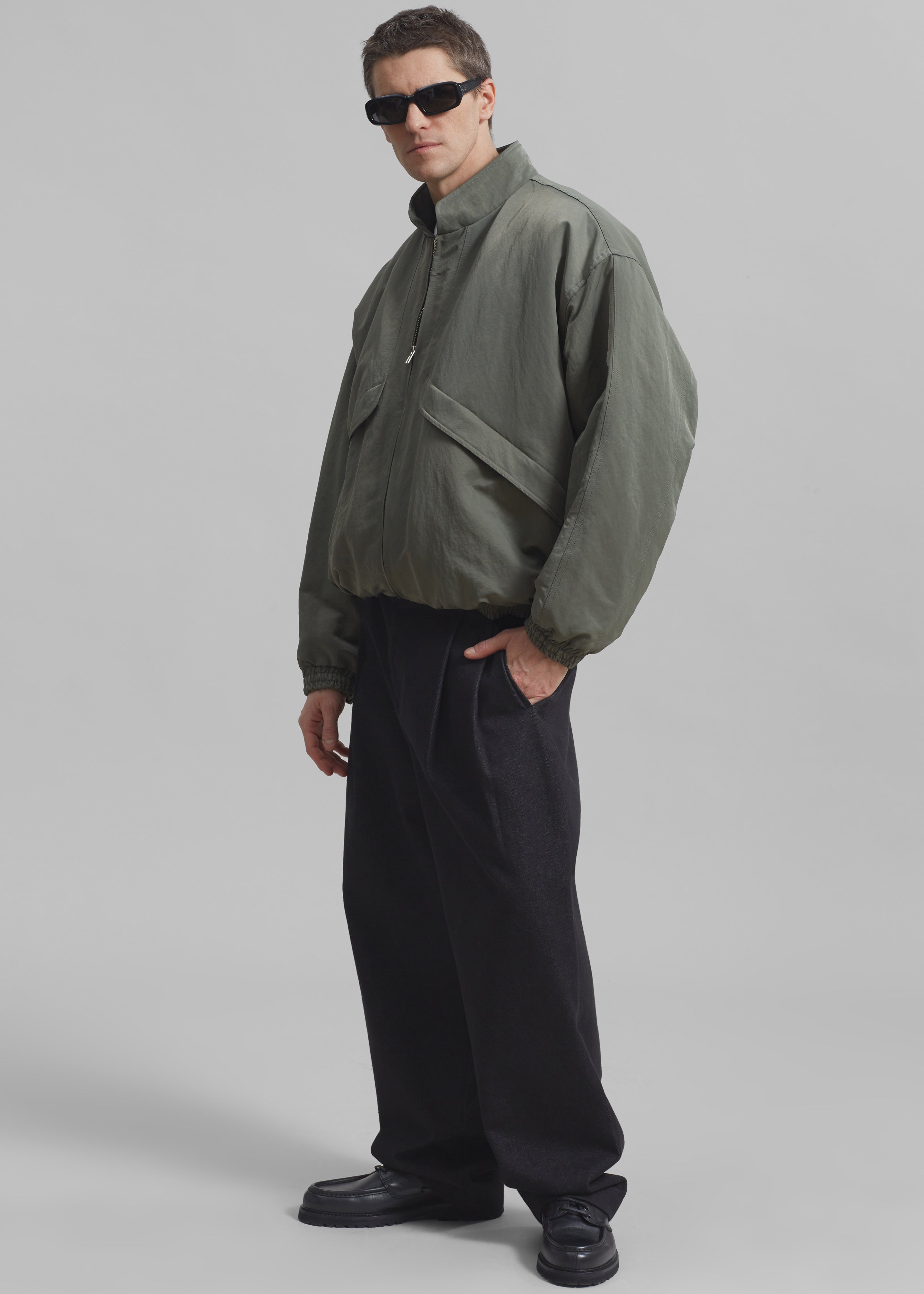Seth Oversized Jacket - Khaki - 10 - [gender-male]