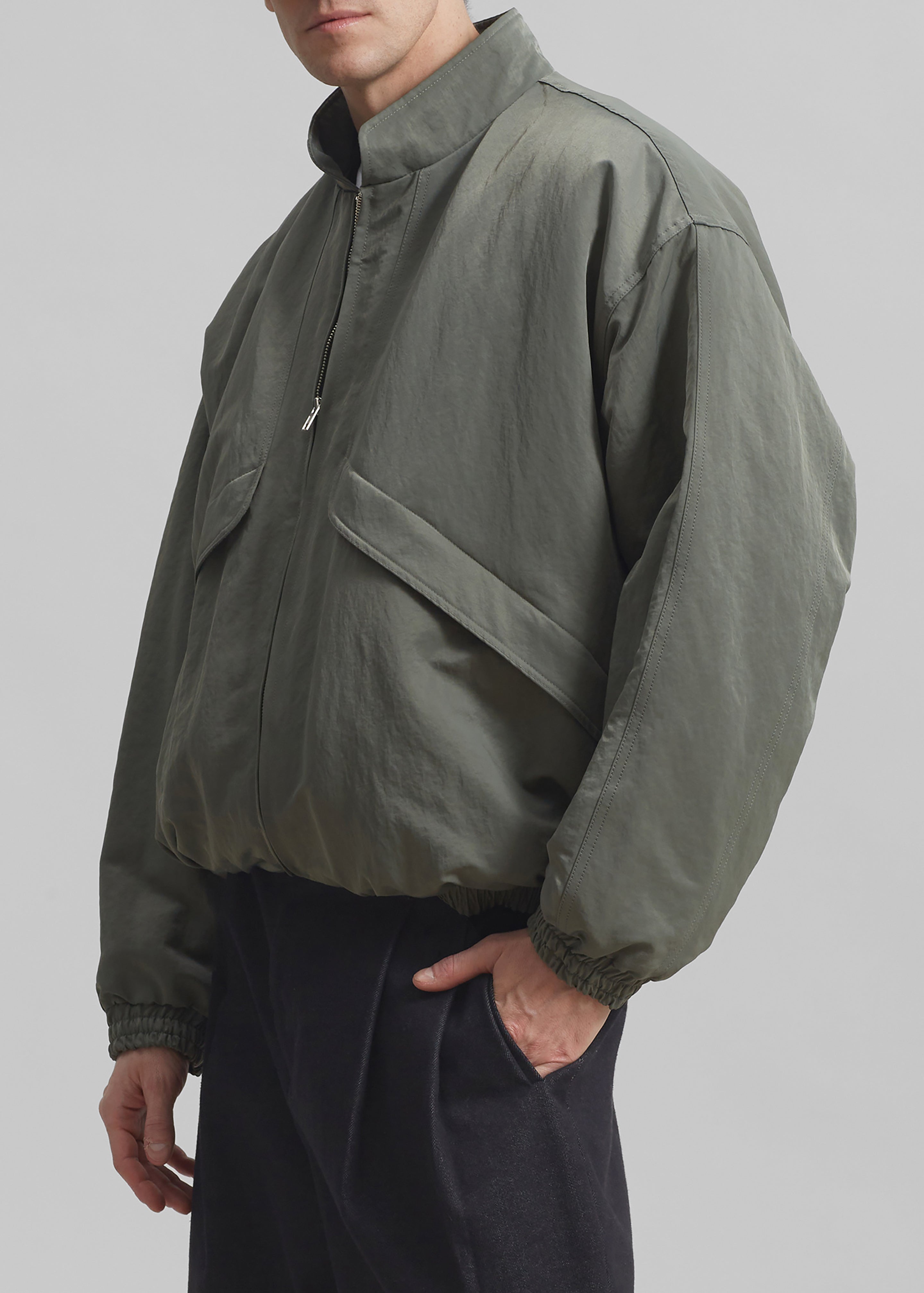 Seth Oversized Jacket - Khaki - 7 - [gender-male]