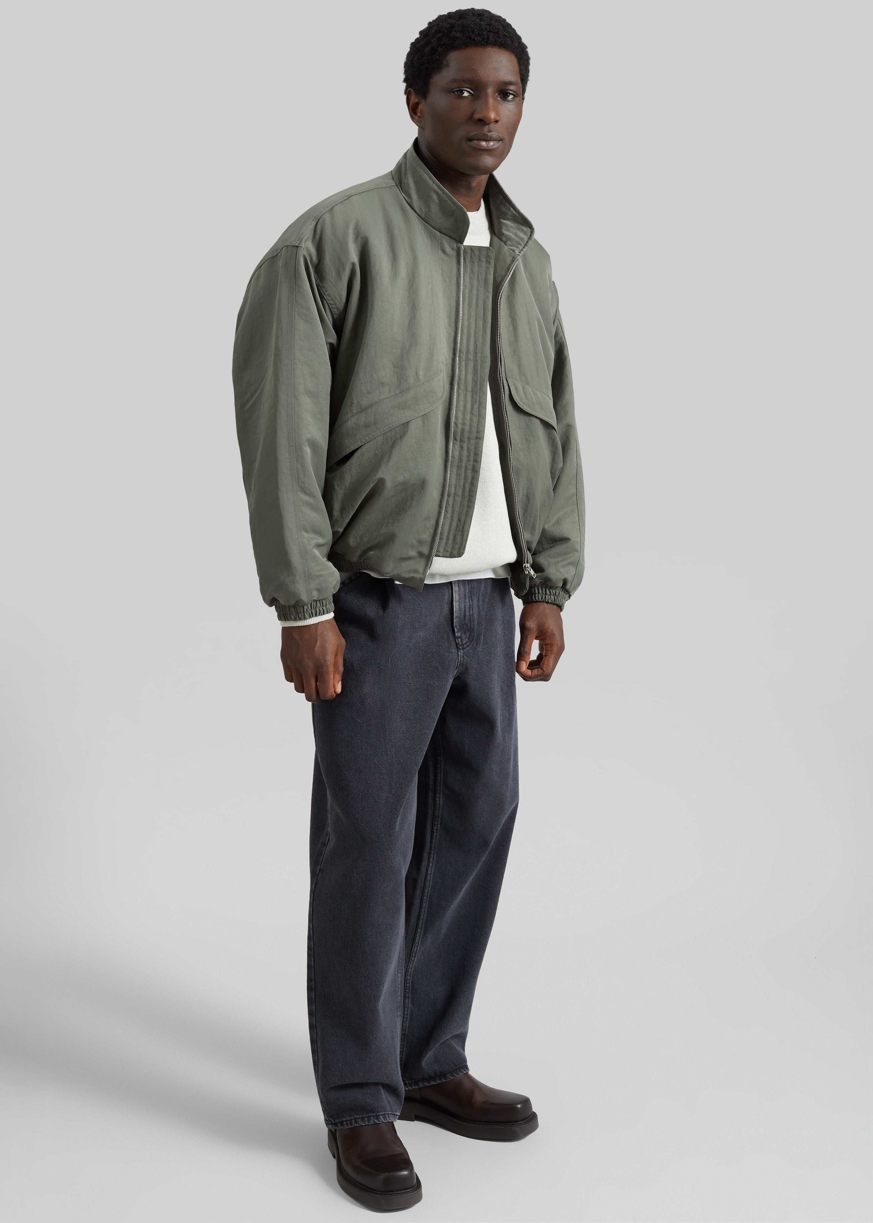 Seth Oversized Jacket - Khaki – The Frankie Shop