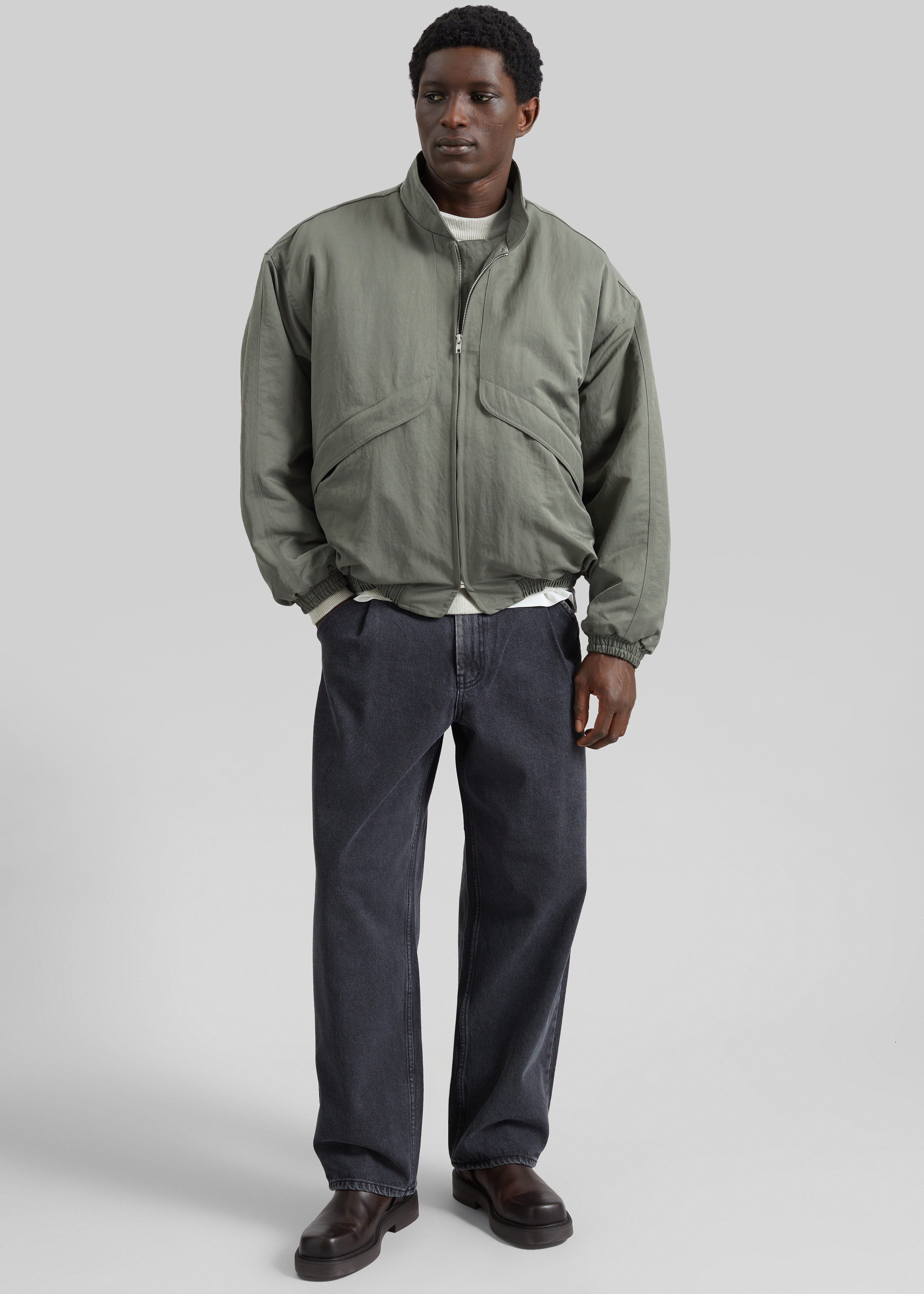 Seth Oversized Jacket - Khaki - 10