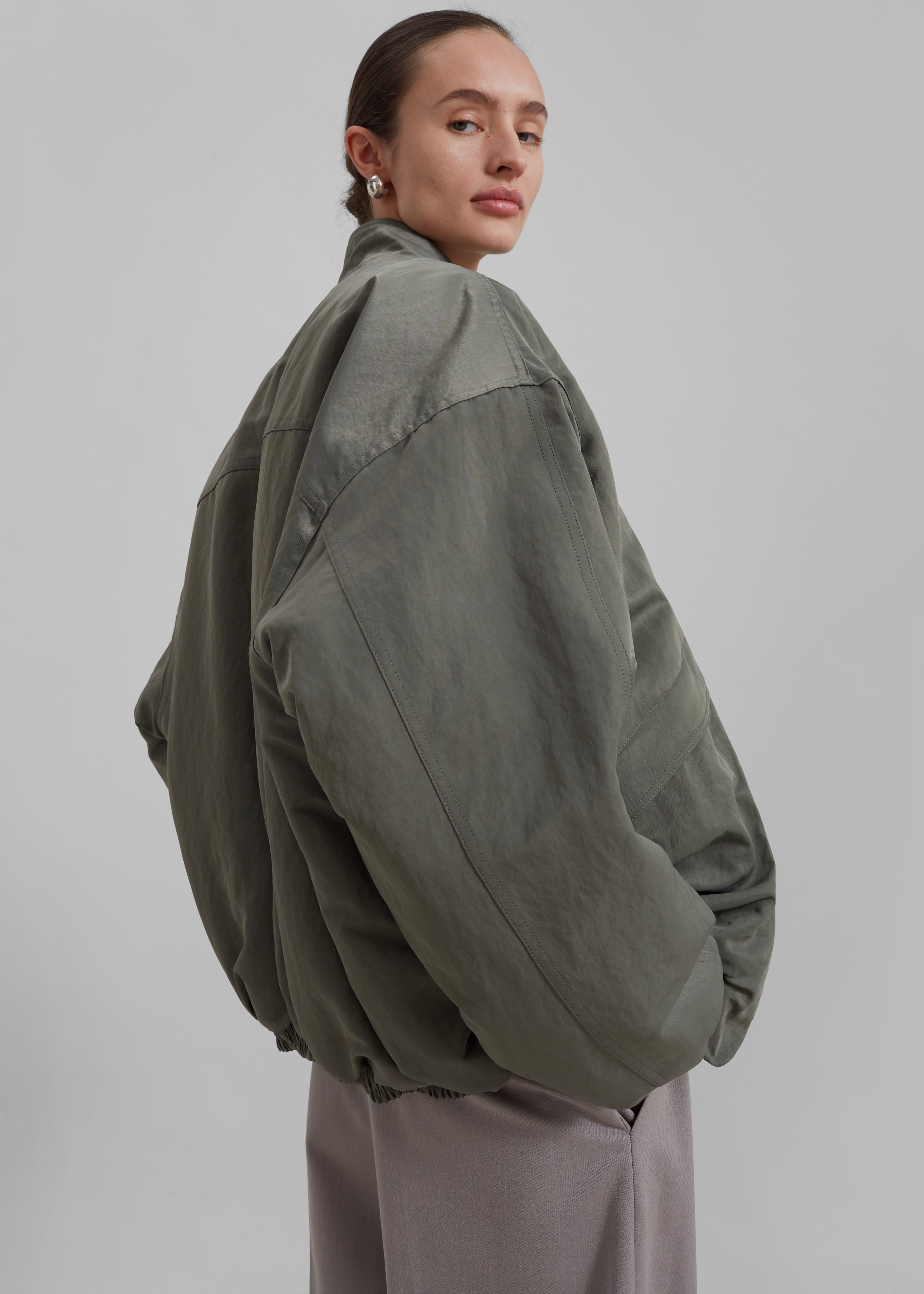 Seth Oversized Jacket - Khaki - 2