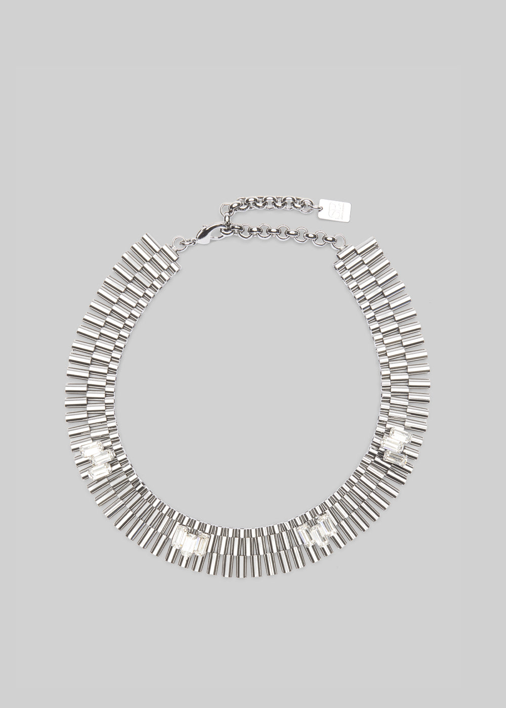 Sharra Pagano On Time Necklace - Silver - 1