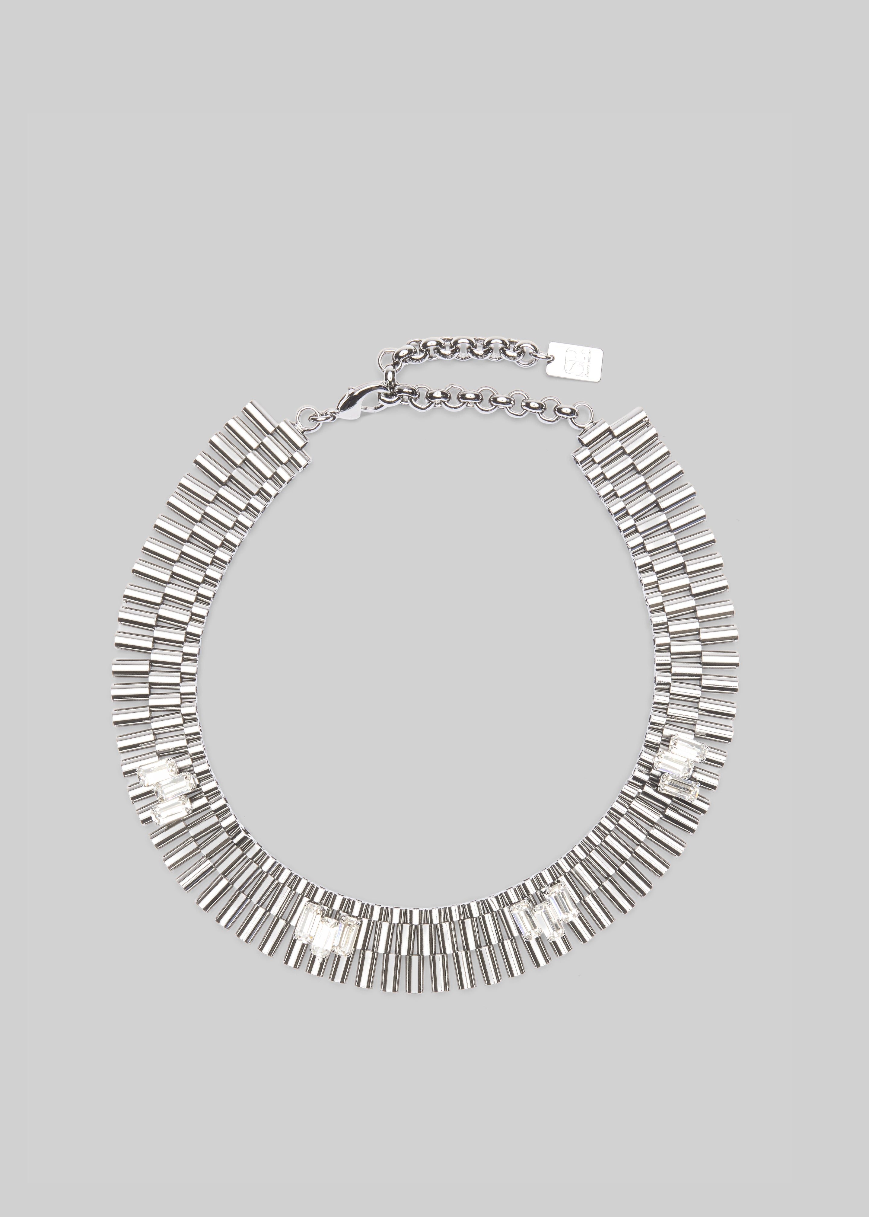 Sharra Pagano On Time Necklace - Silver - 2