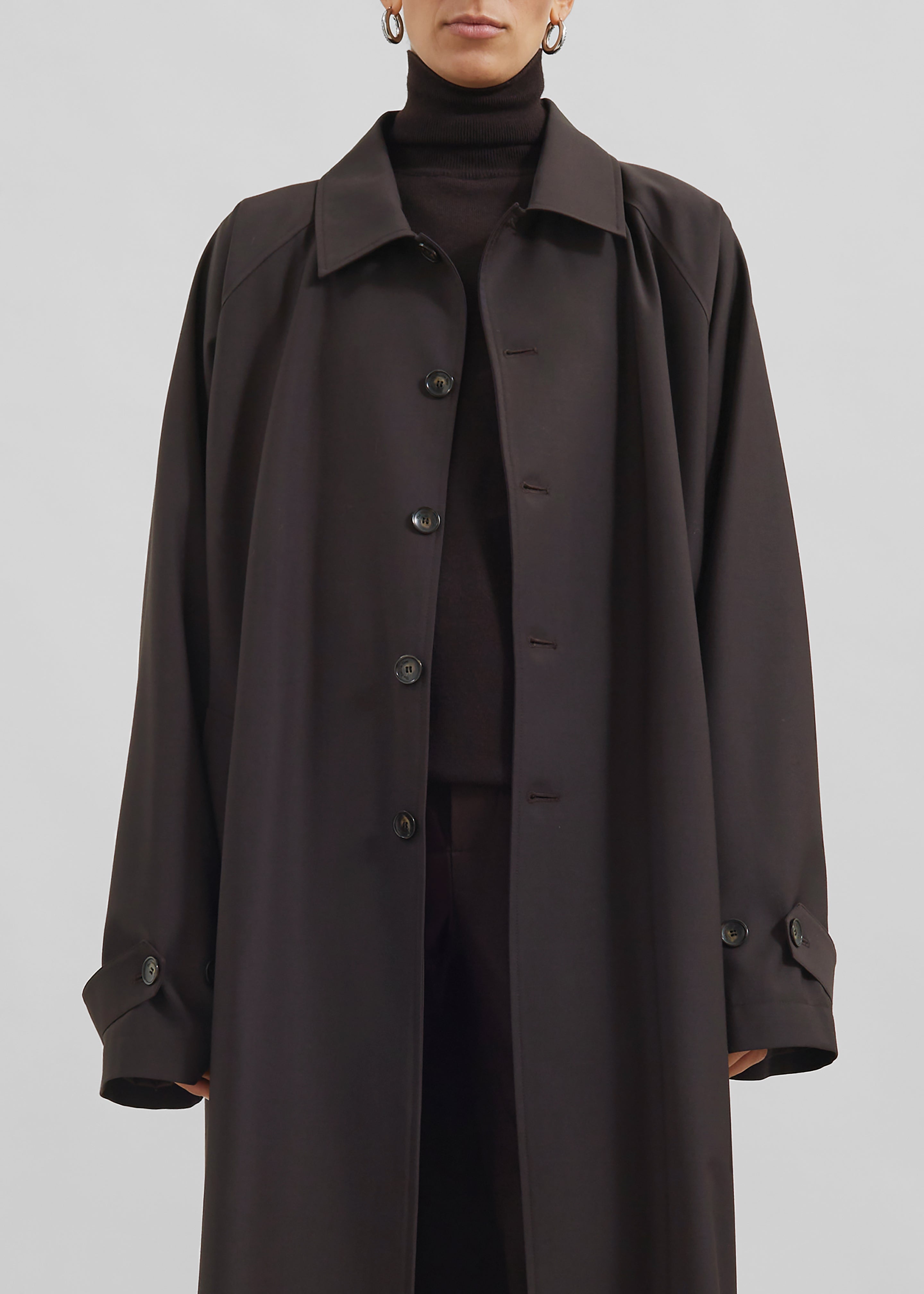 Shay Trench Coat - Brown - 9
