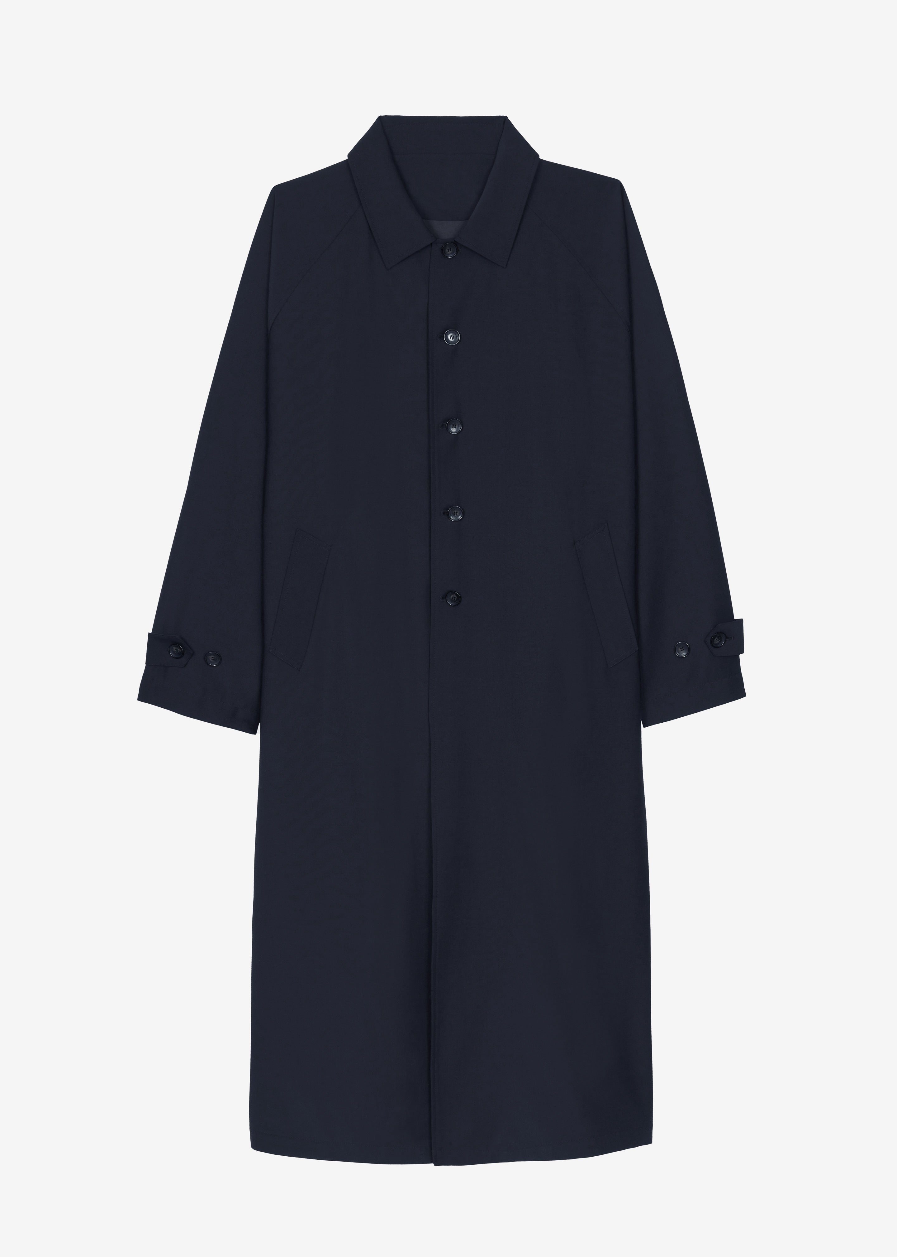 Shay Trench Coat - Dark Navy - 12