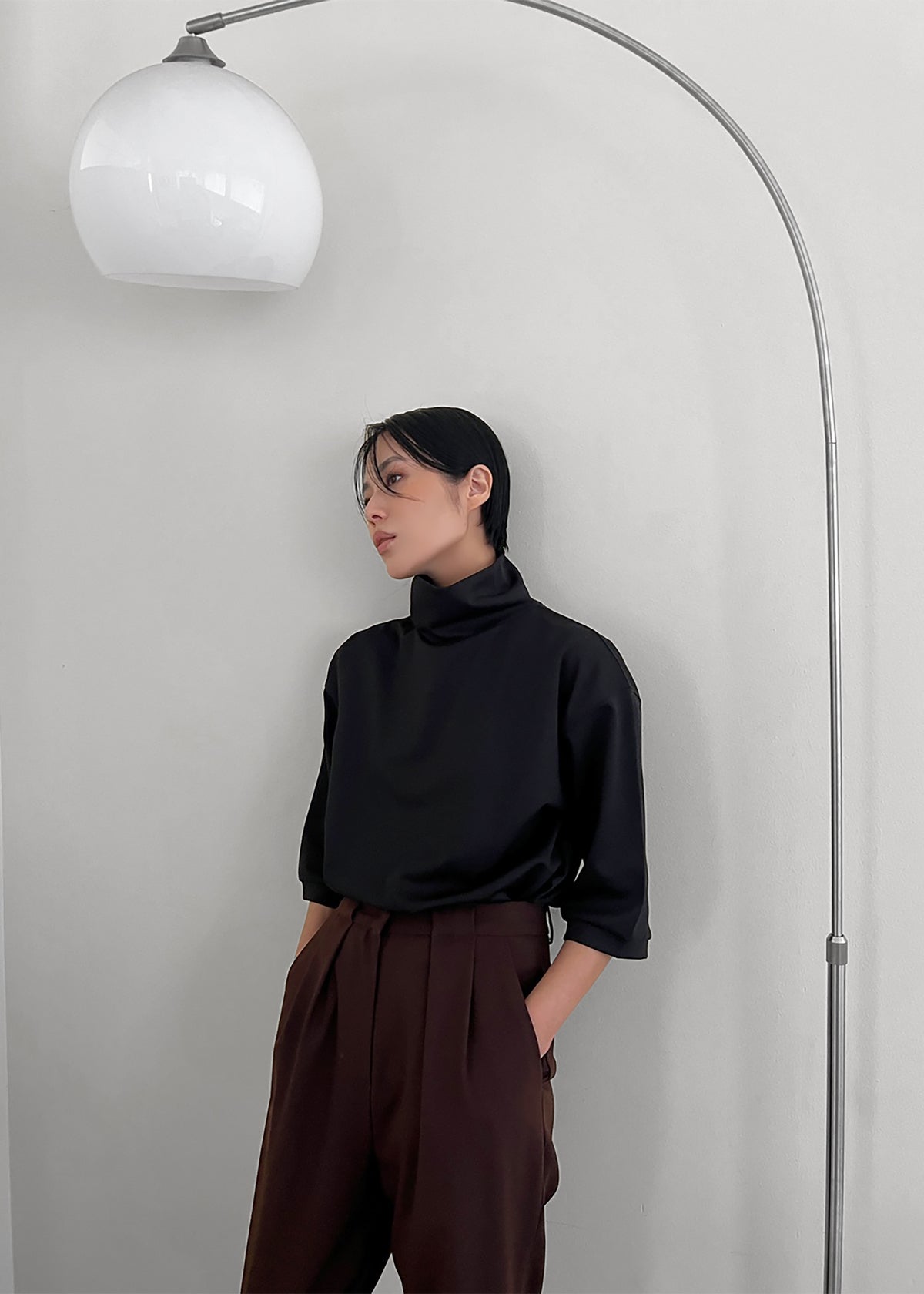 Shiloh Oversized Top - Black - 10