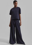 Sierra Wide Leg Trousers - Navy