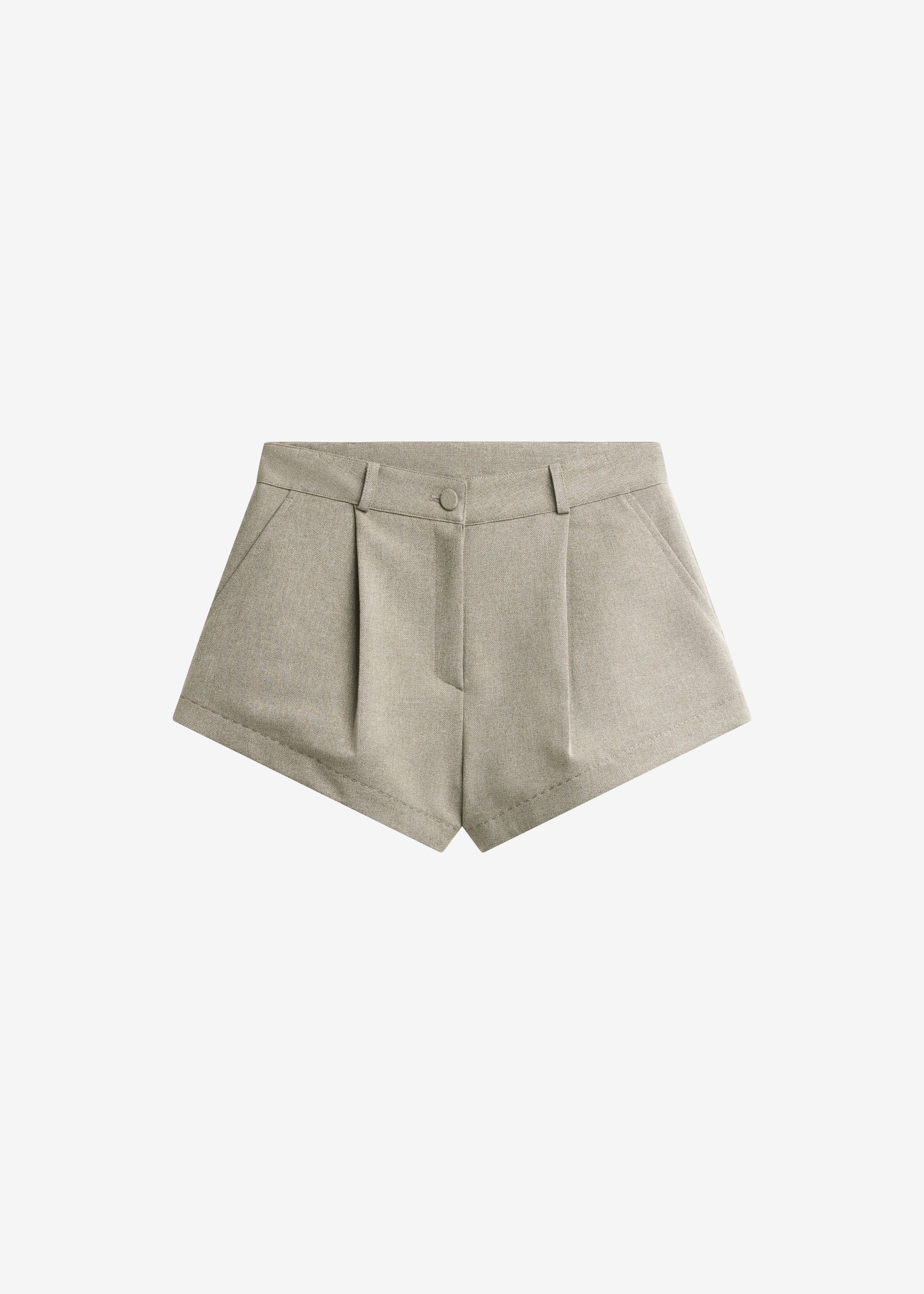 Silves Stitch Hot Pants - Taupe - 11