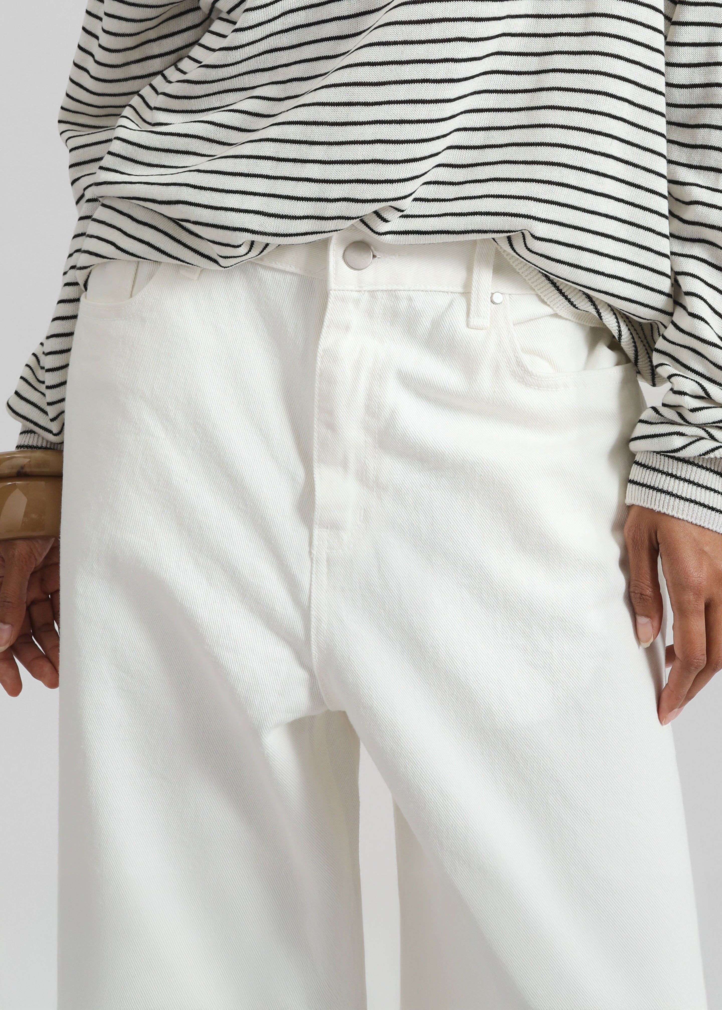 Simo Straight Jeans - White – The Frankie Shop Simo Straight Jeans - White – The Frankie Shop