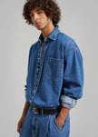 Sinclair Denim Shirt - Medium Wash