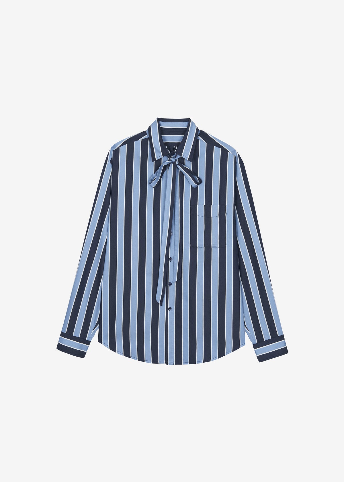 Sinclair Neck Tie Shirt