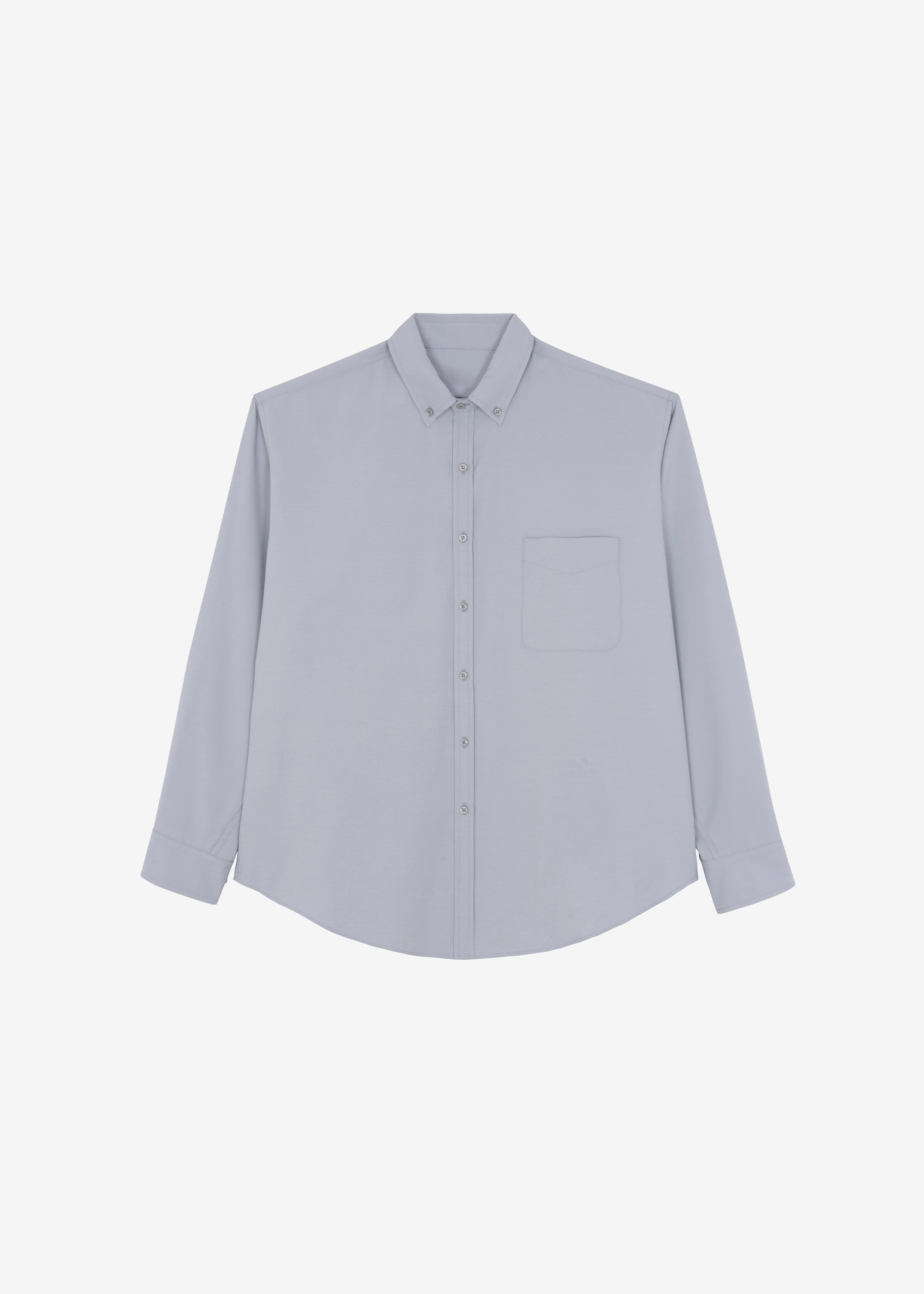 Sinclair Oxford Shirt - Grey – The Frankie Shop