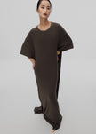 Sintra Jersey Draped Maxi Dress - Dark Olive
