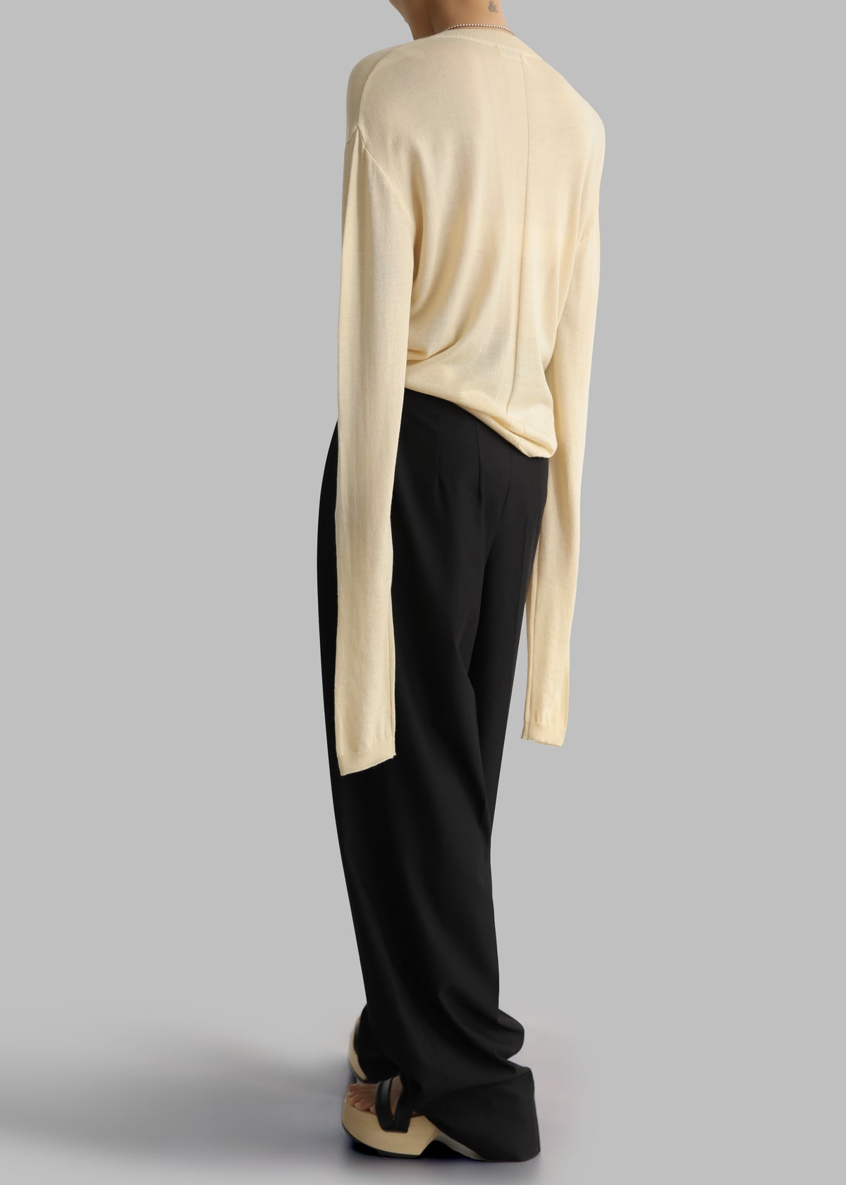 Sion Pintuck Trousers - Black - 11