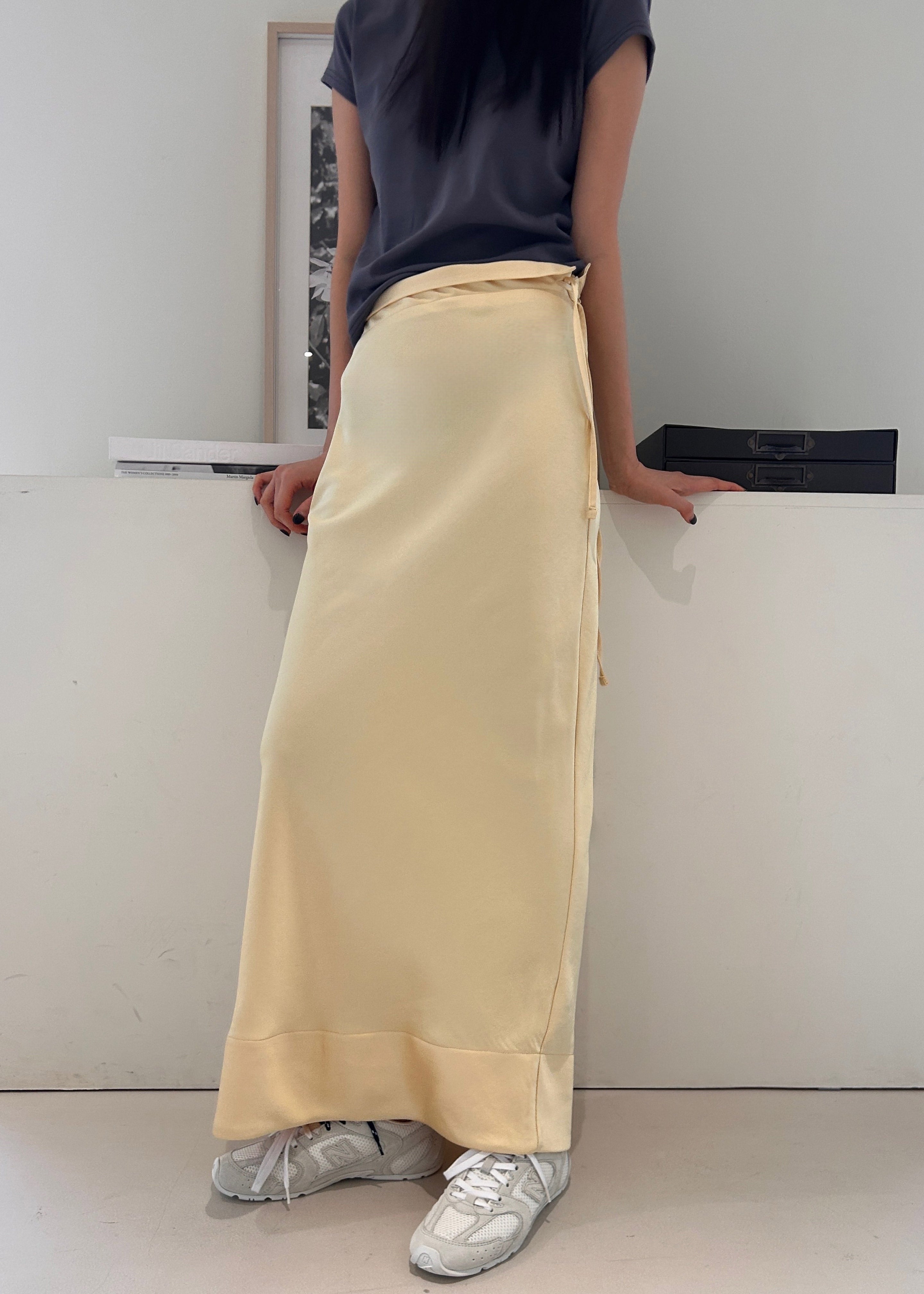 Siovhan Satin Skirt - Yellow - 9
