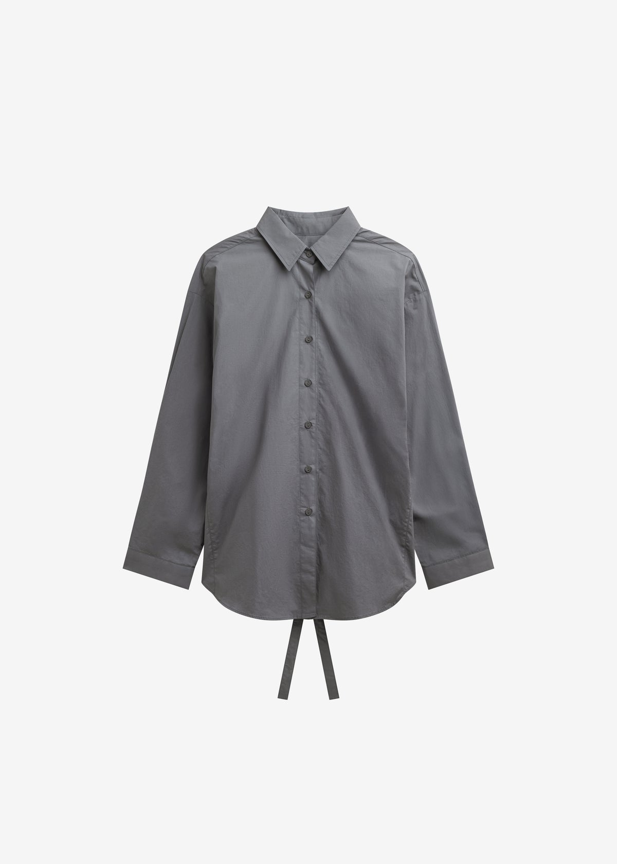 Skara Belted Shirt - Slate Grey - 7
