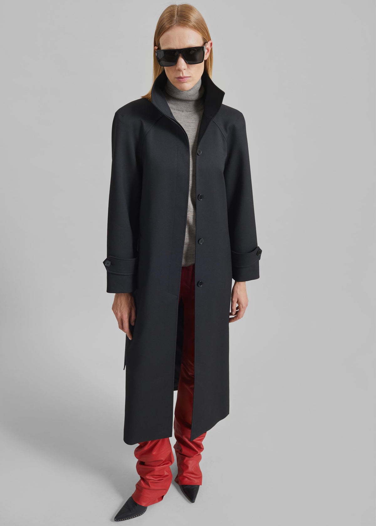 Shop the look image for Skye Padded Trench Coat - Black