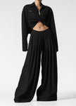 Sloane Wide Leg Trousers - Black
