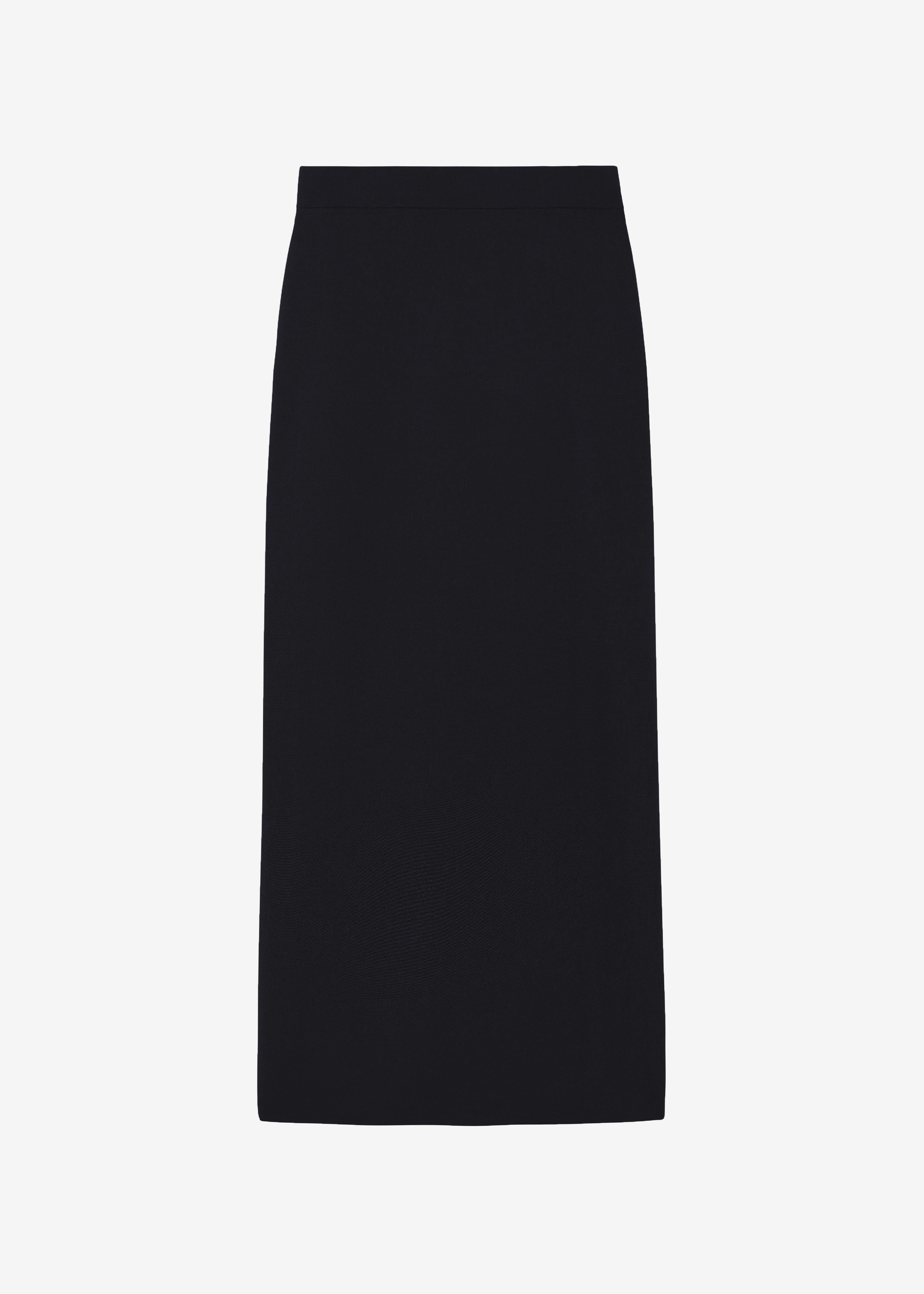 Solange Knit Pencil Skirt - Black - 11
