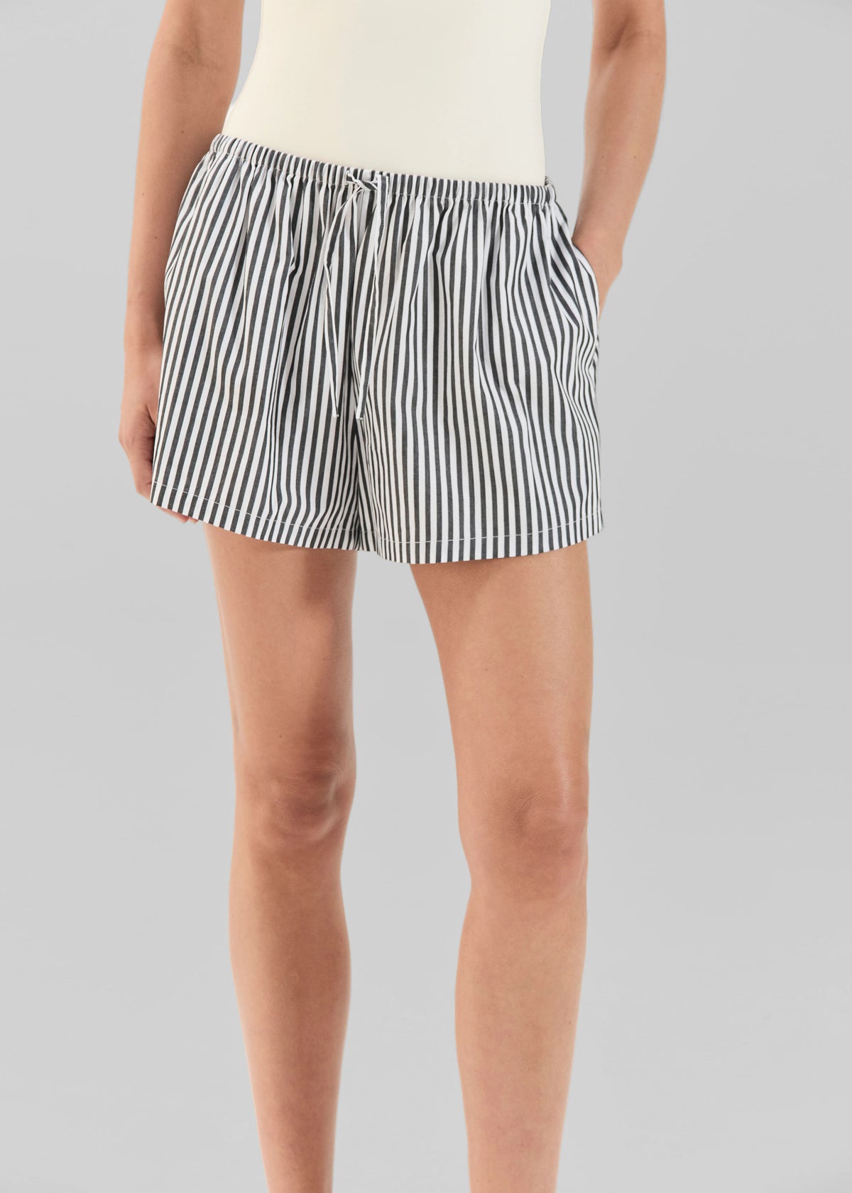 Solaqua Beau Shorts - Noir Stripe - 2