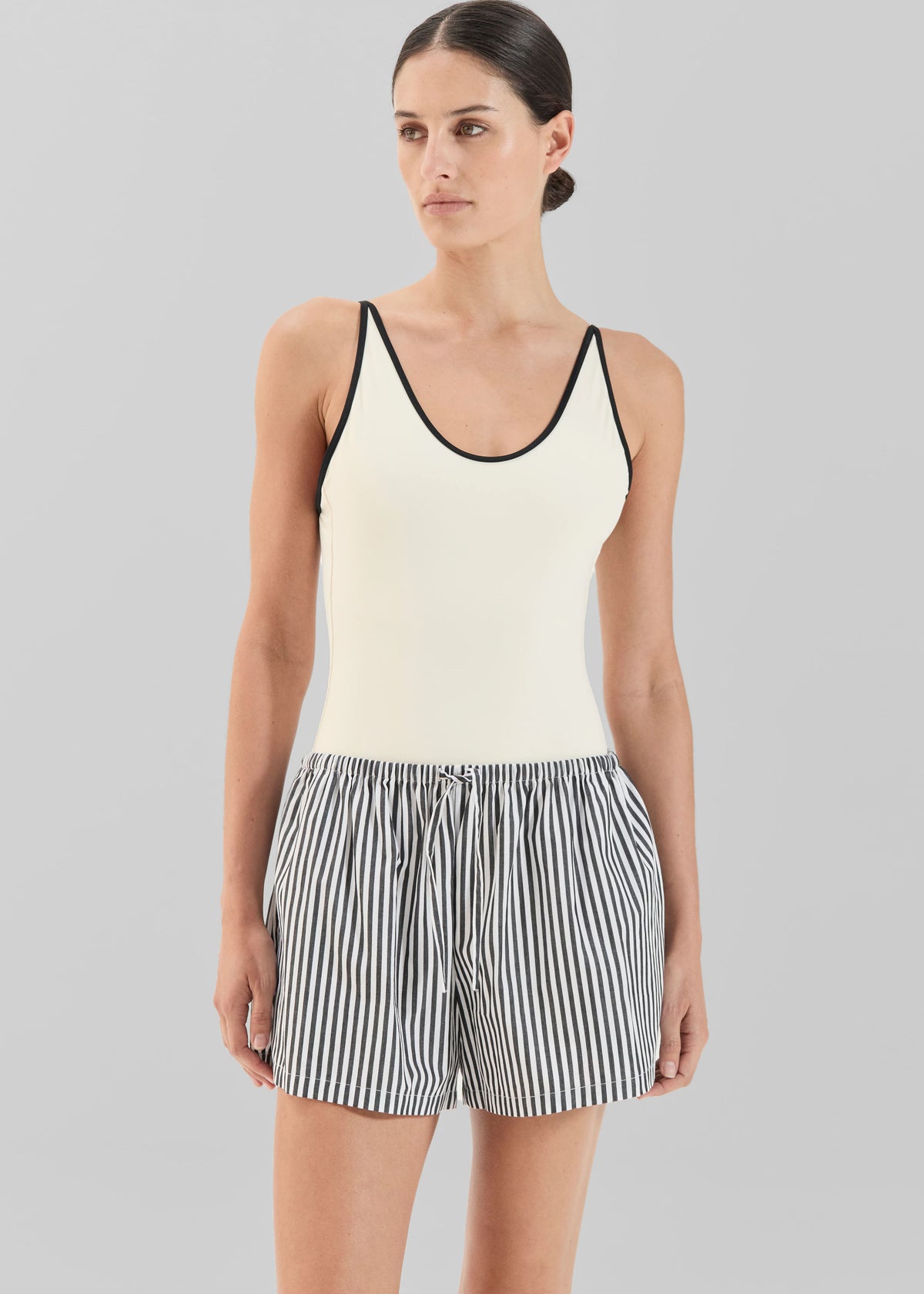 Solaqua Beau Shorts - Noir Stripe - 3