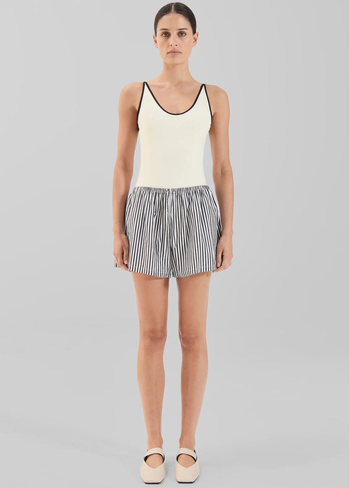 Solaqua Beau Shorts - Noir Stripe - 4