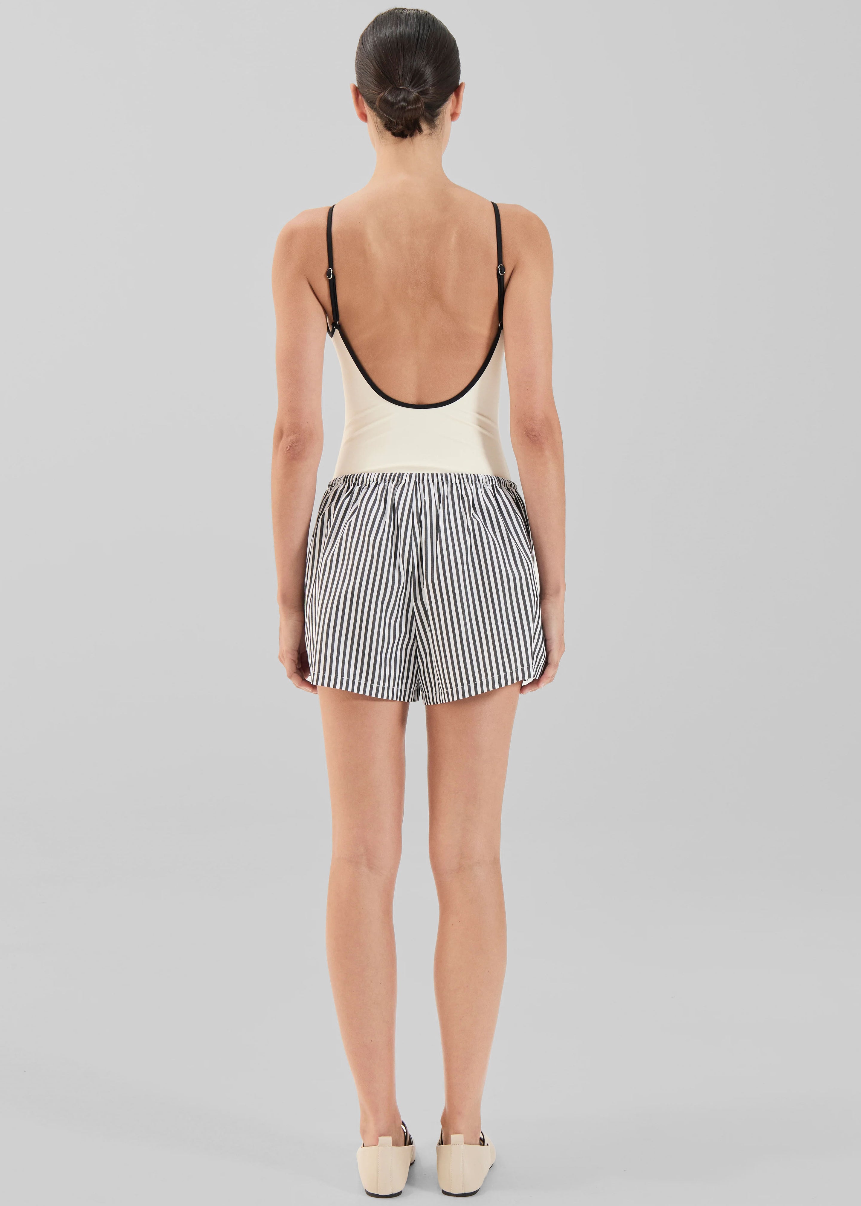 Solaqua Beau Shorts - Noir Stripe - 6