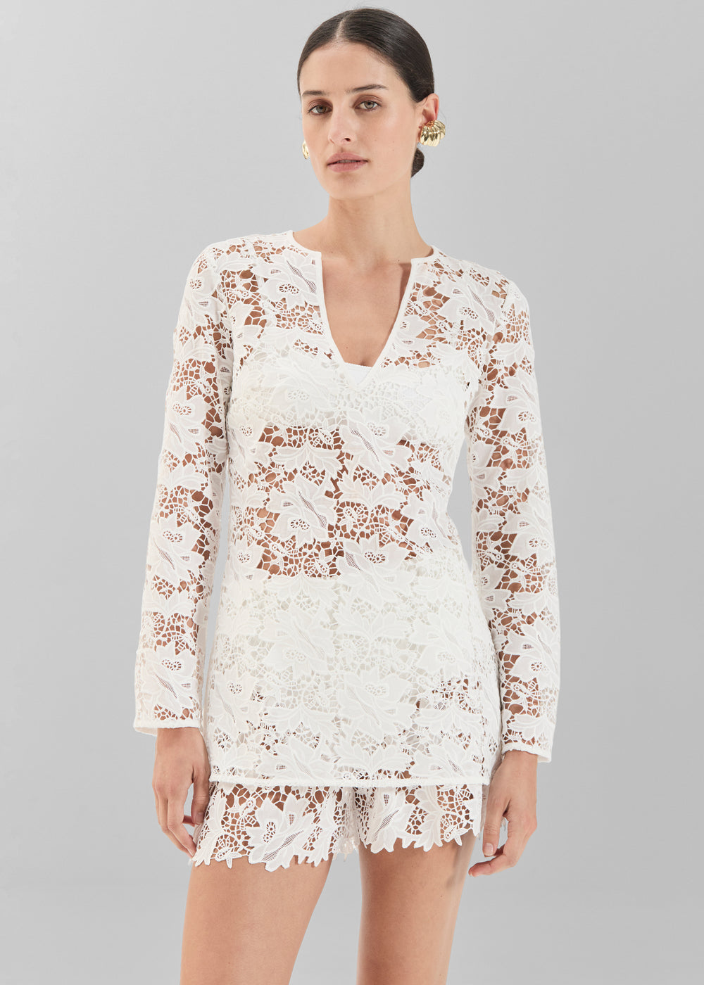 Solaqua Daphne Tunic - Ivory - 1